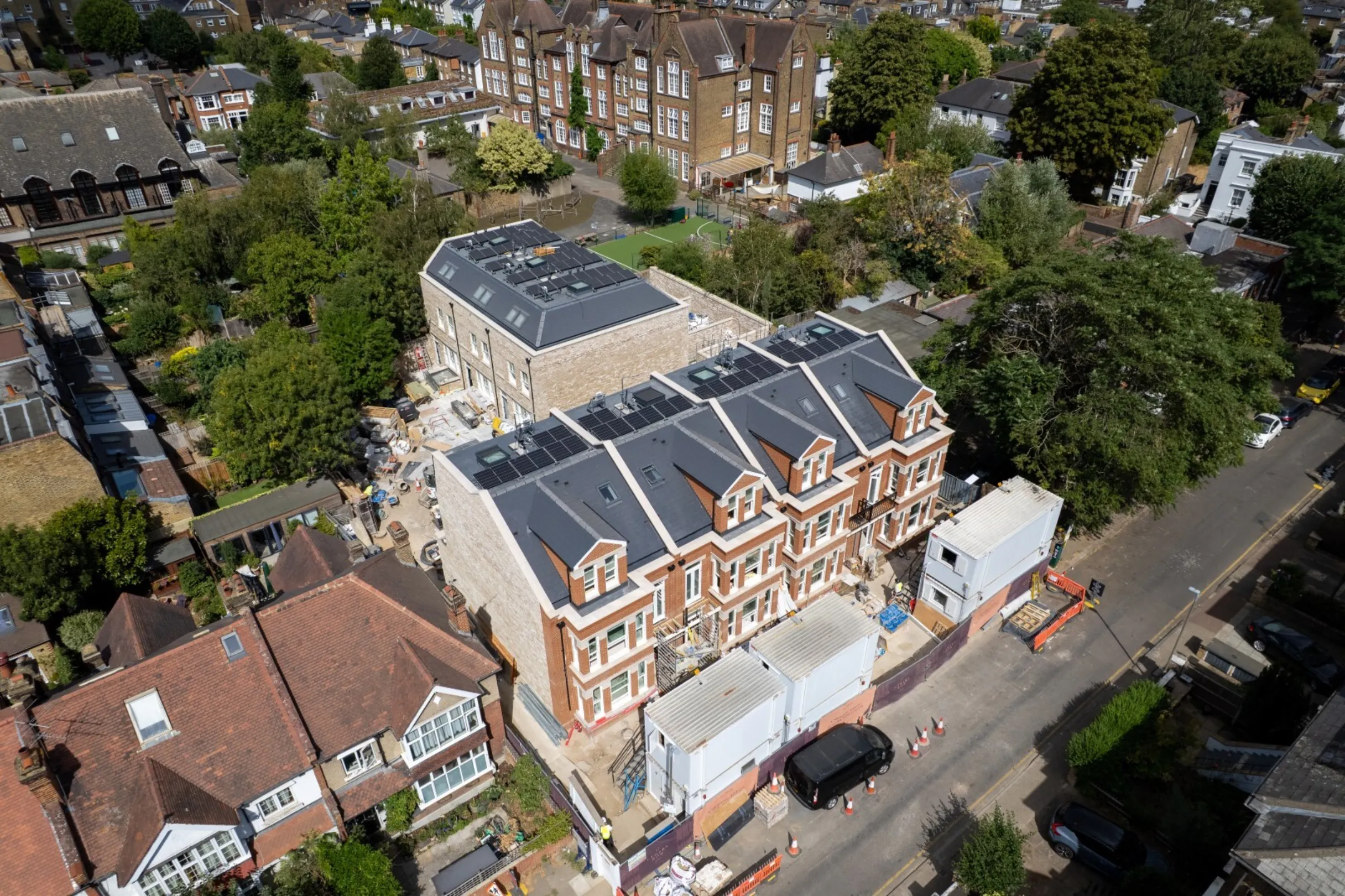 Hollybrook Cedars Row Putney August 2026 - Drone foootage aerial photograph
