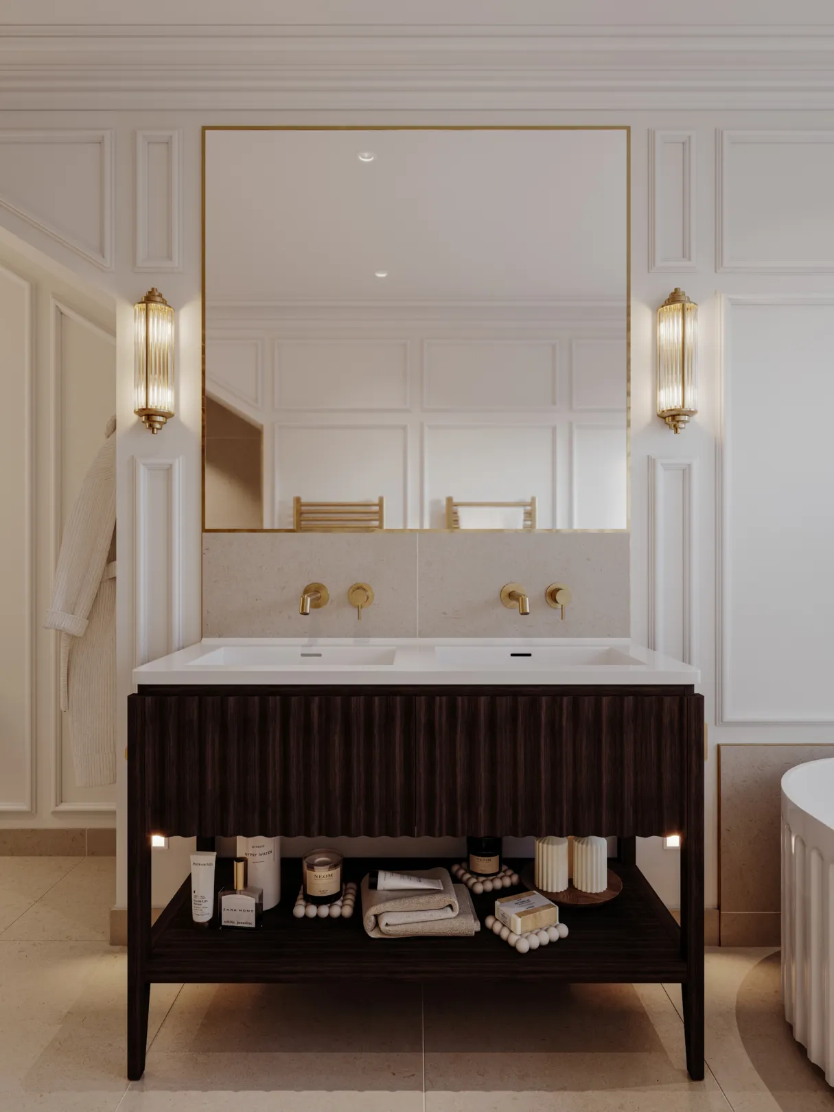 Hollybrook - Cedars Row, Putney CGI - Ensuite Vanity Unit