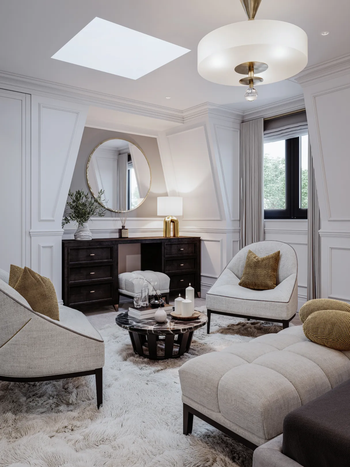 Hollybrook - Cedars Row, Putney CGI - Master Bedroom Dressing Room
