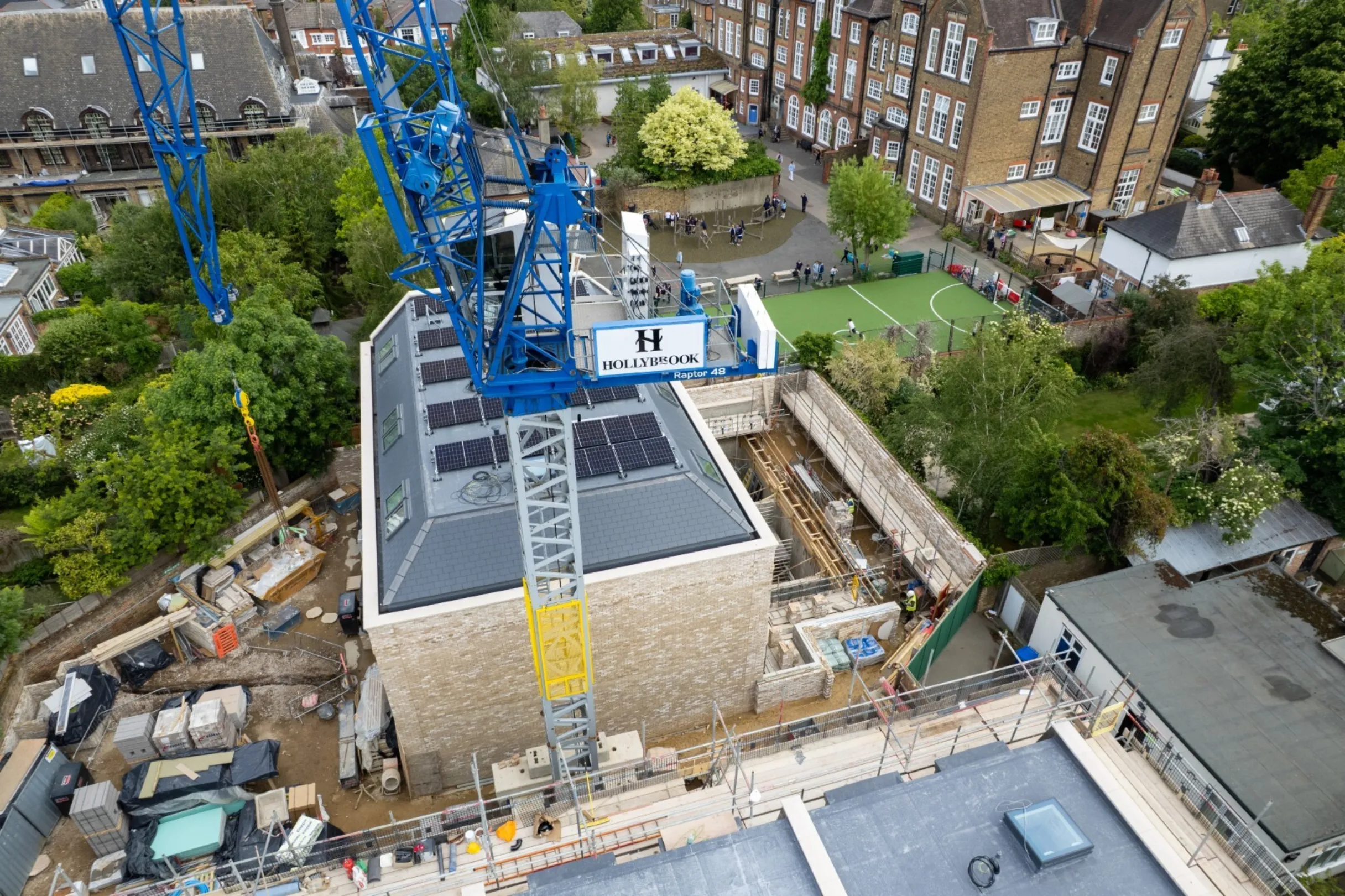 Hollybrook Cedars Row Putney May 2026 - Drone foootage aerial photograph