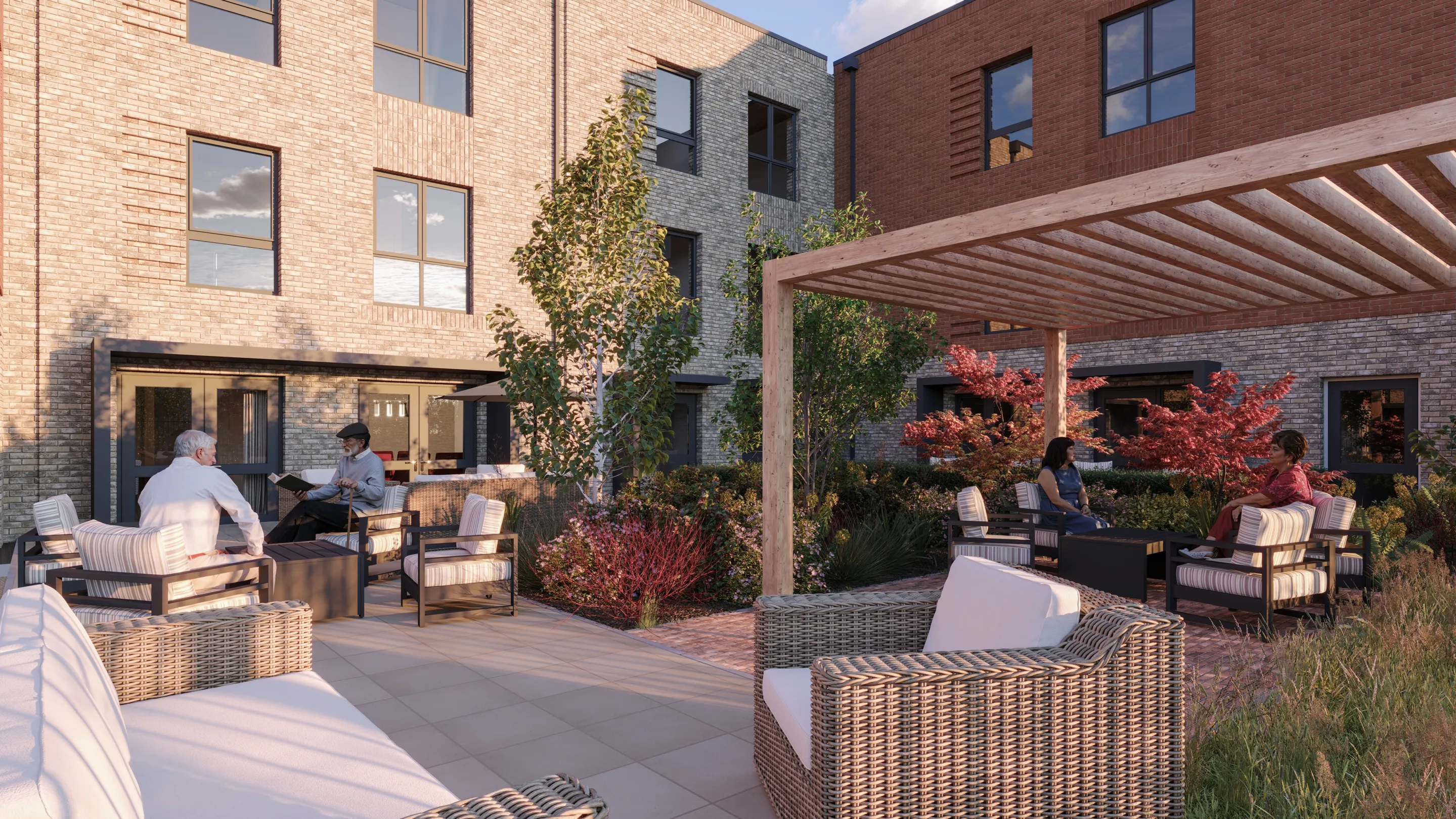 CGI of Dell Road, Thurrock