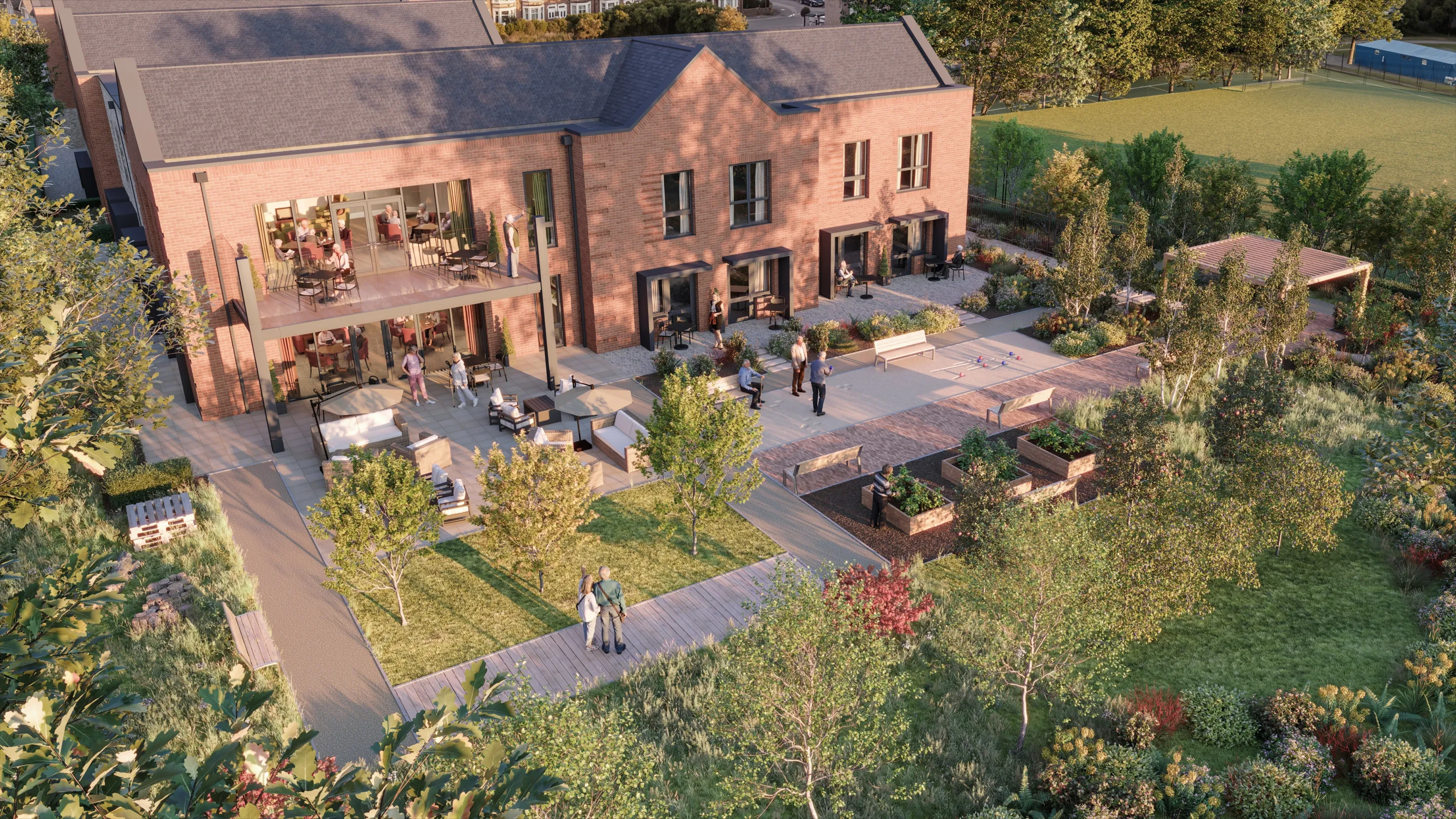 CGI of Dell Road, Thurrock
