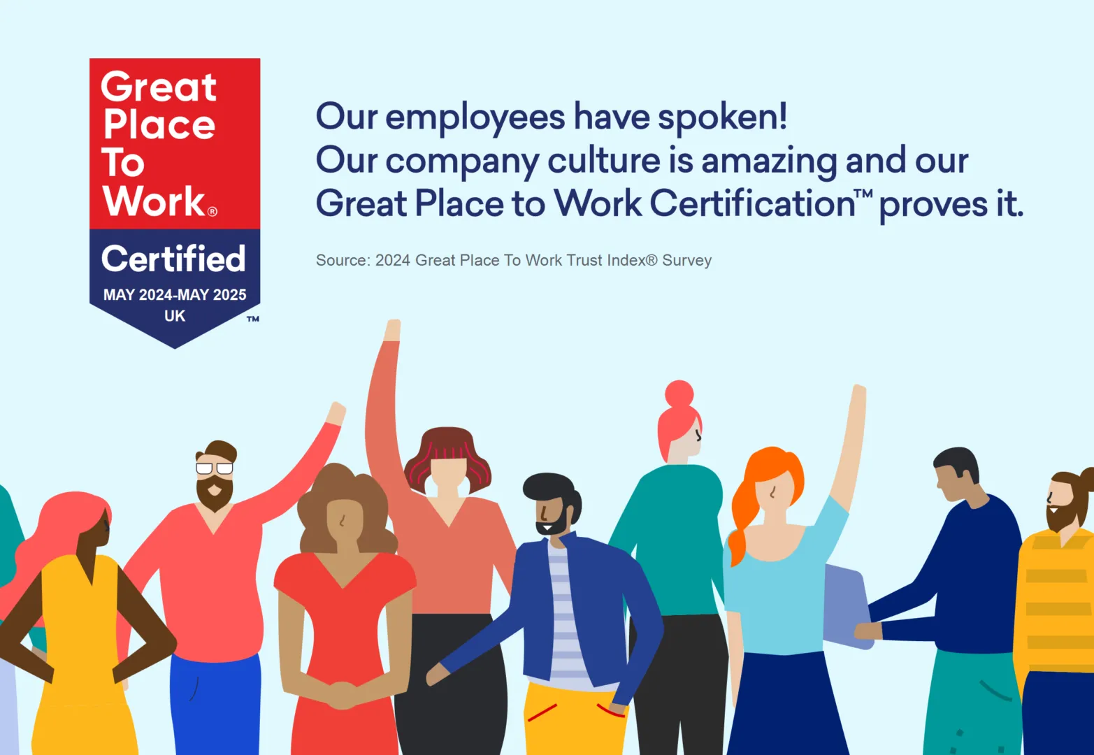 Great Place to Work: certified May 2024-May 2025