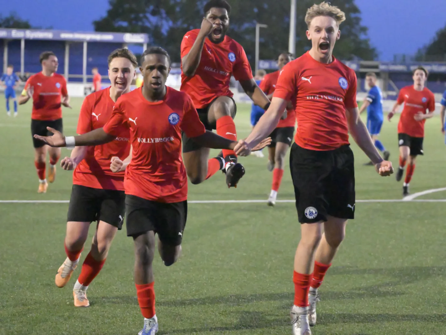 Football team sponsored by Hollybrook