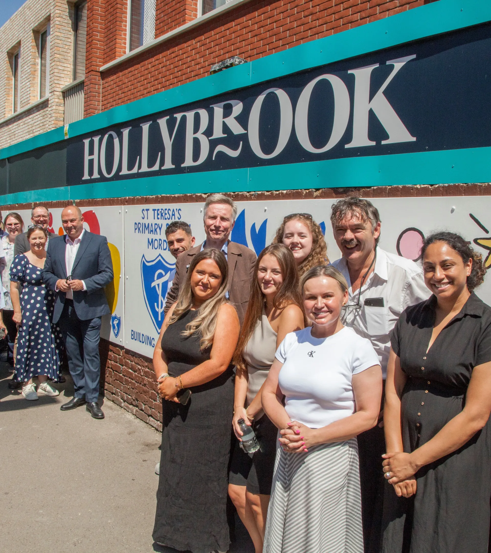 Group image of some of the Hollybrook Team