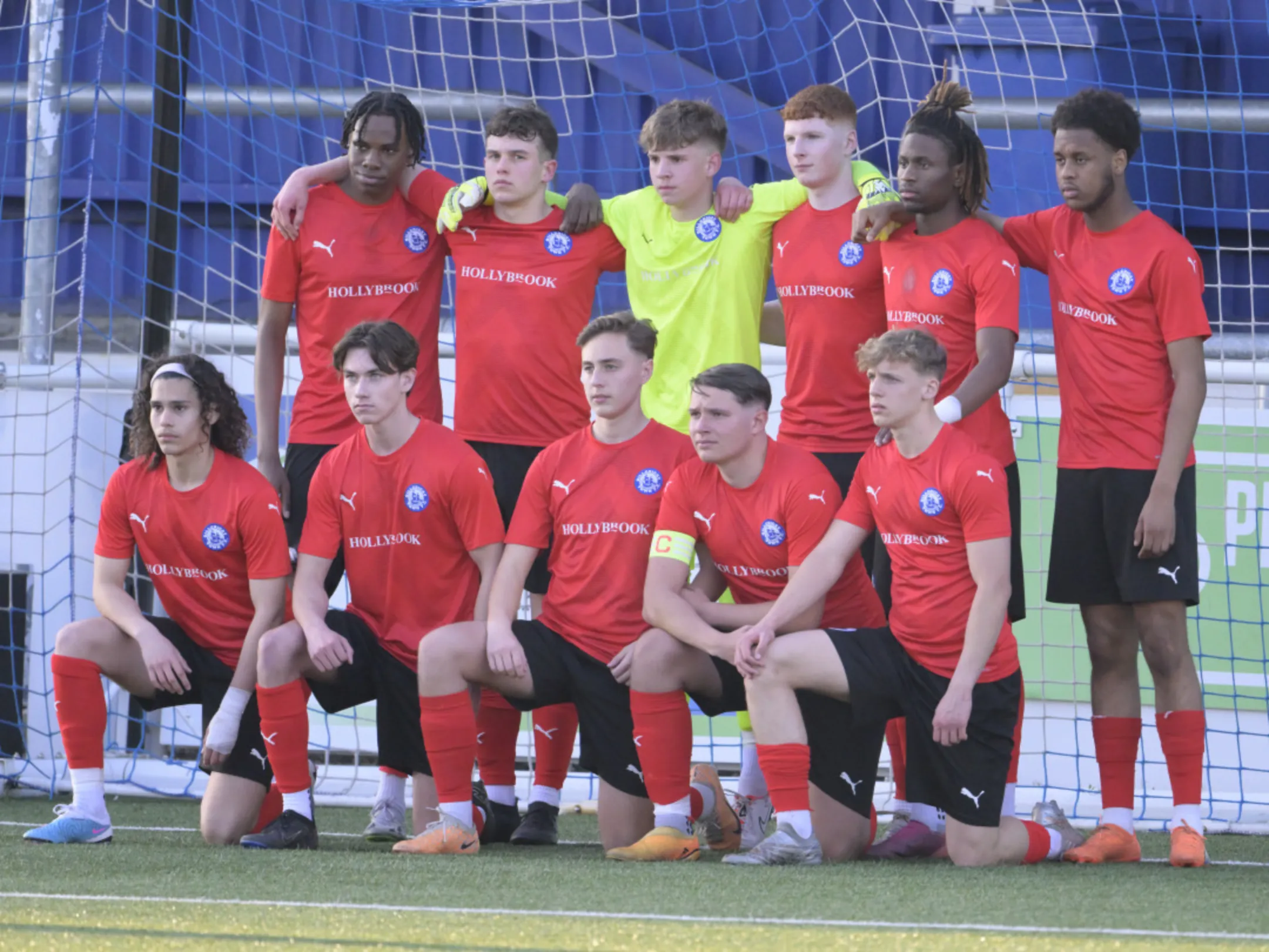 Football team sponsored by Hollybrook