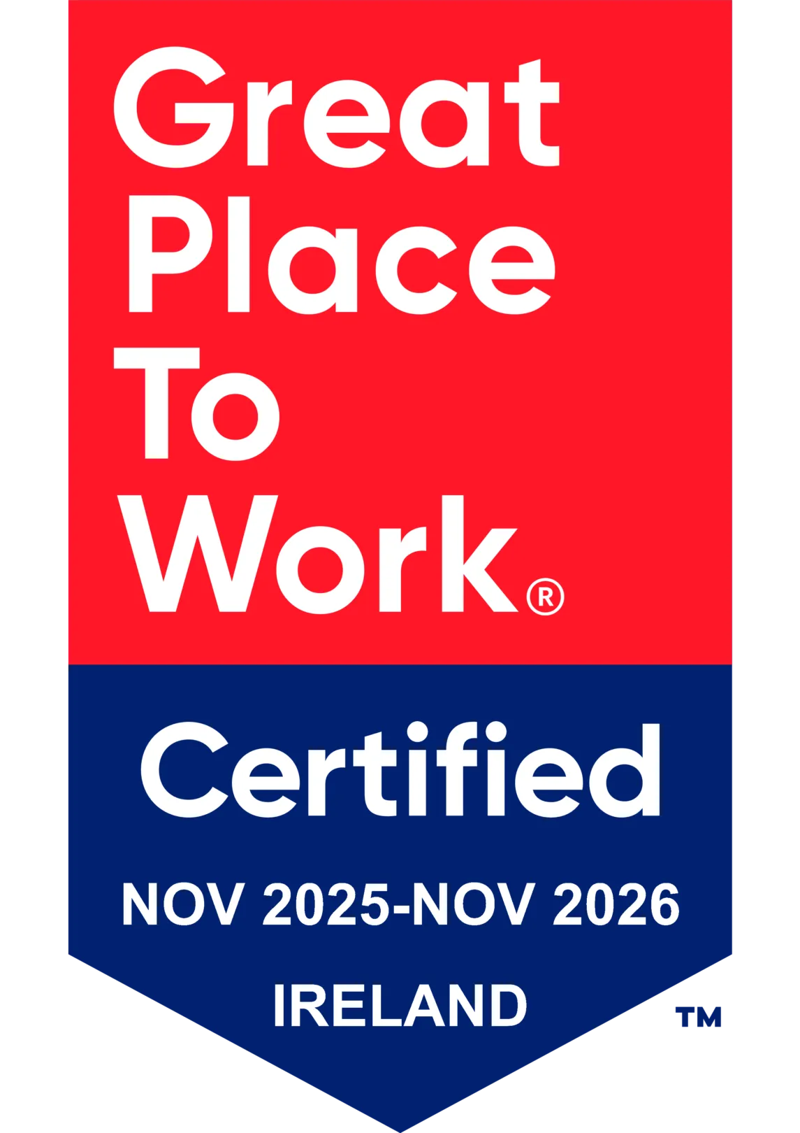 Hollybrook Great Place to Work Ireland Badge 2025