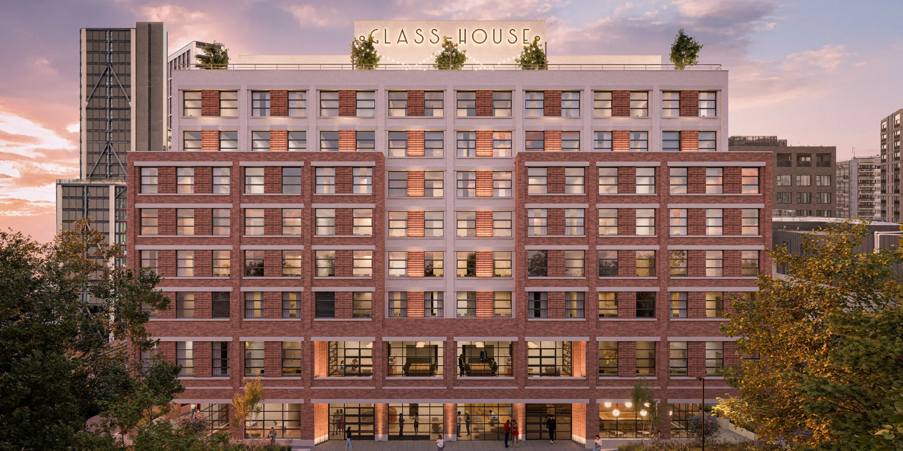 CGI Image of Glass House Walk, Vauxhall