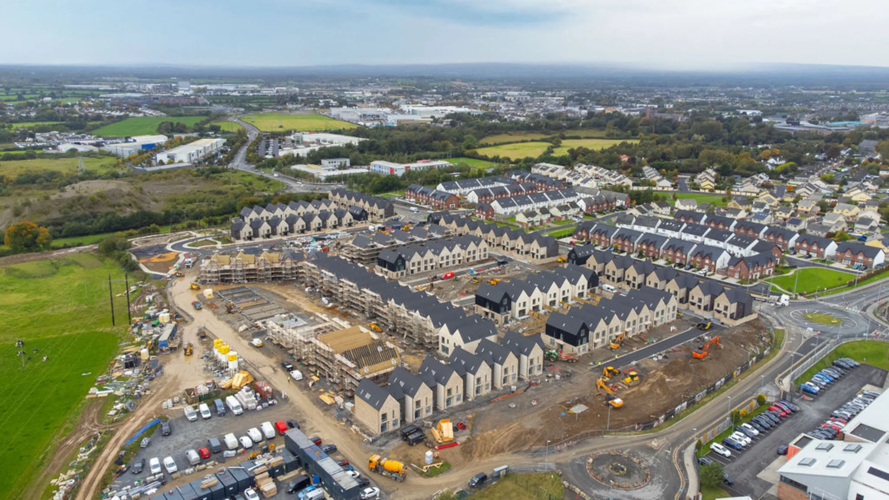 Aerial image of Sand Wood, Portlaoise
