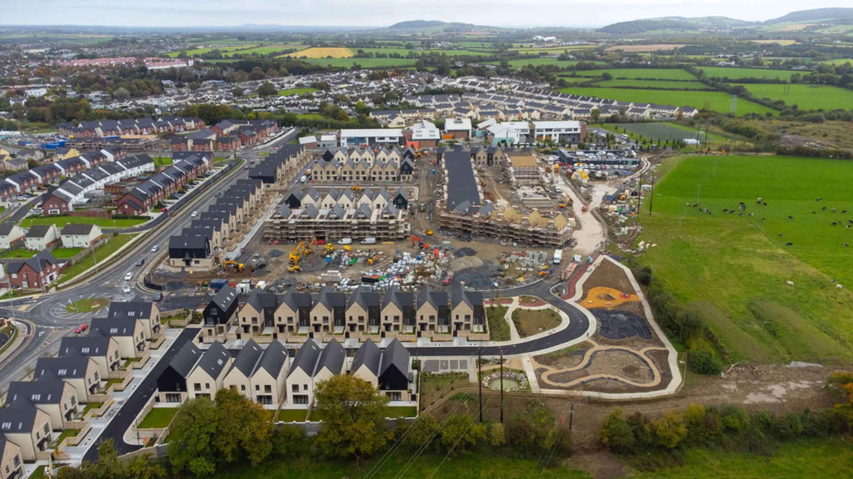 Aerial image of Sand Wood, Portlaoise