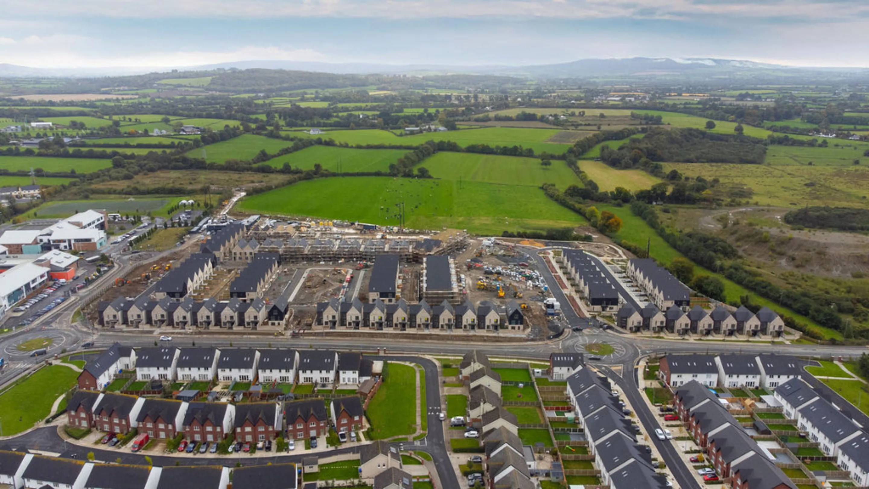 Aerial image of Sand Wood, Portlaoise
