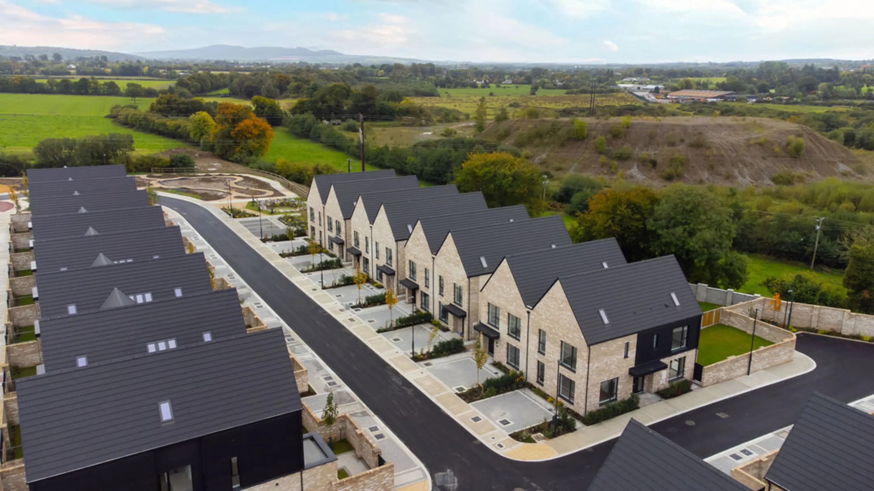 Aerial image of Sand Wood, Portlaoise