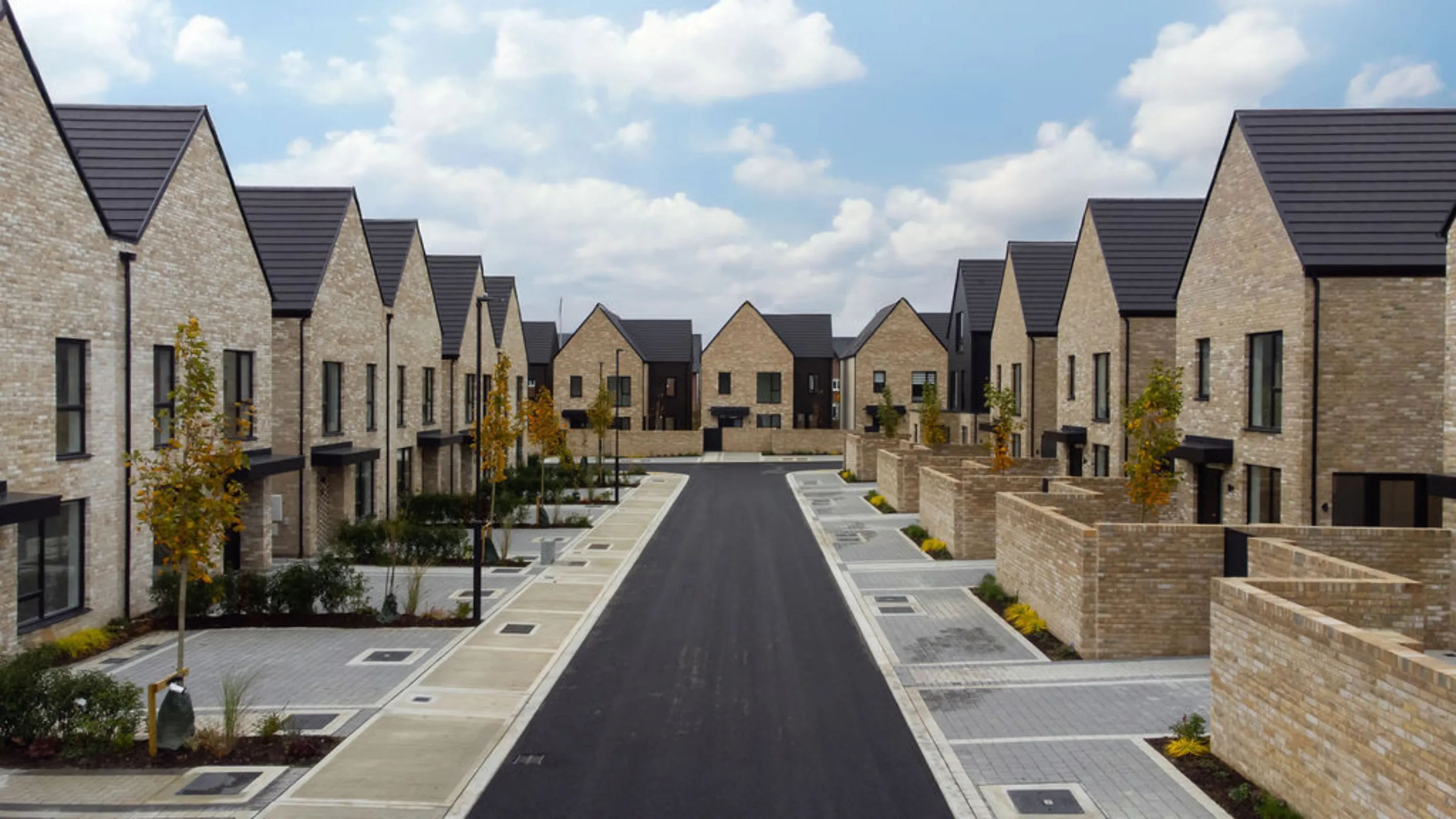 Yellow brick houses in Sand Wood, Portlaoise