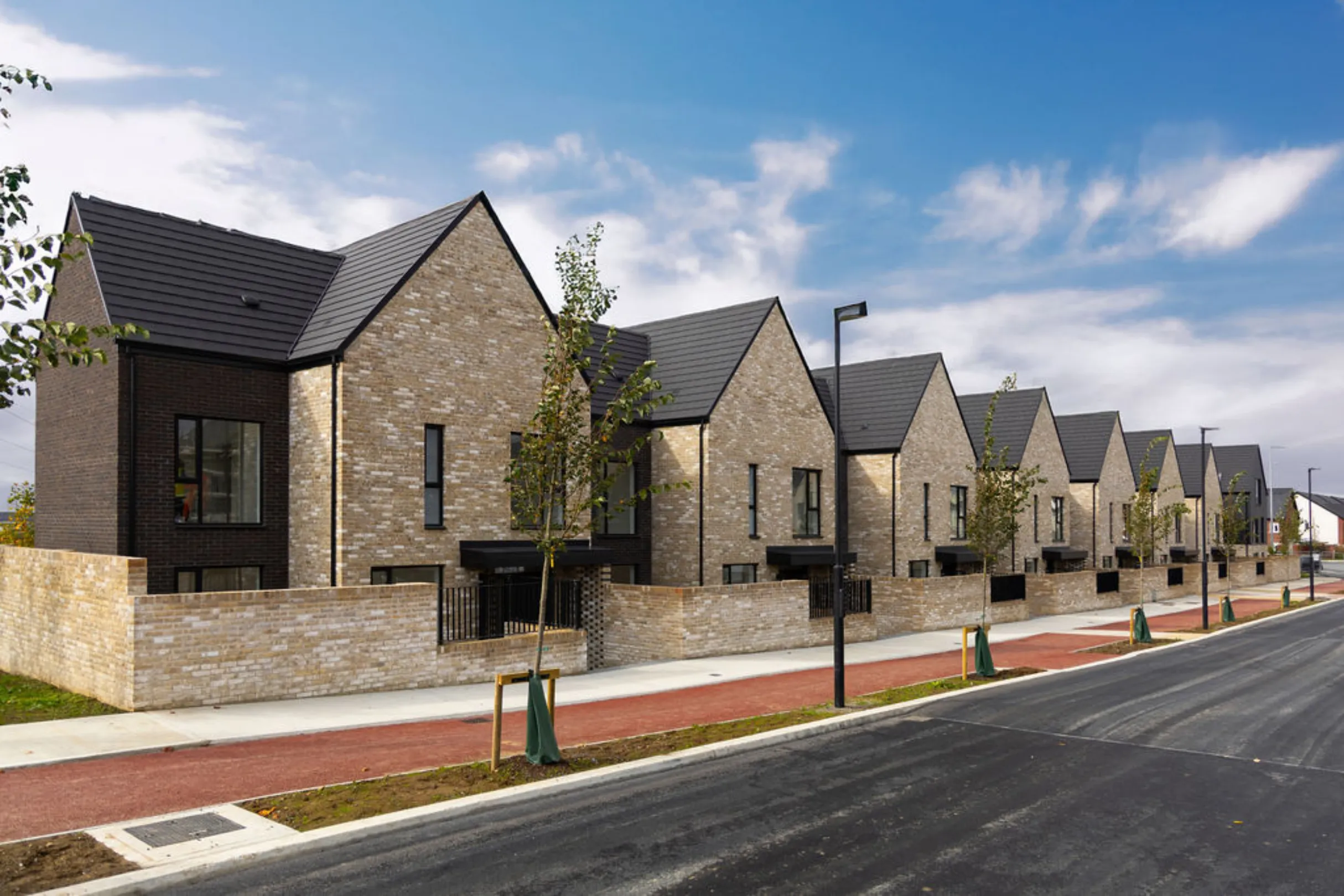 Yellow brick houses in Sand Wood, Portlaoise