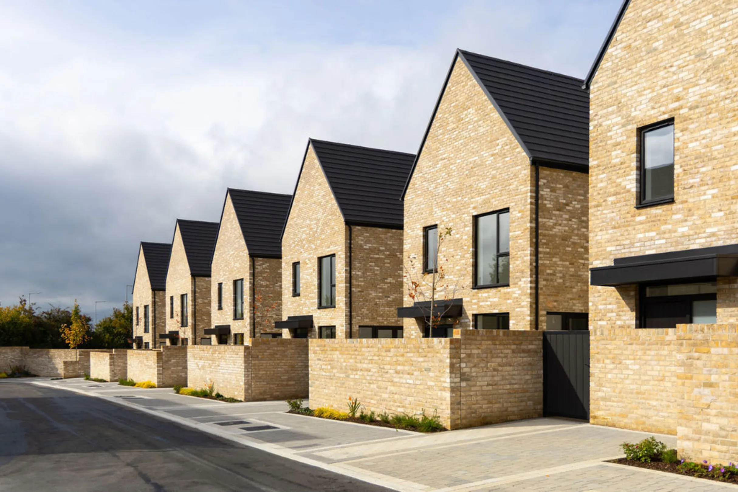Yellow brick houses in Sand Wood, Portlaoise