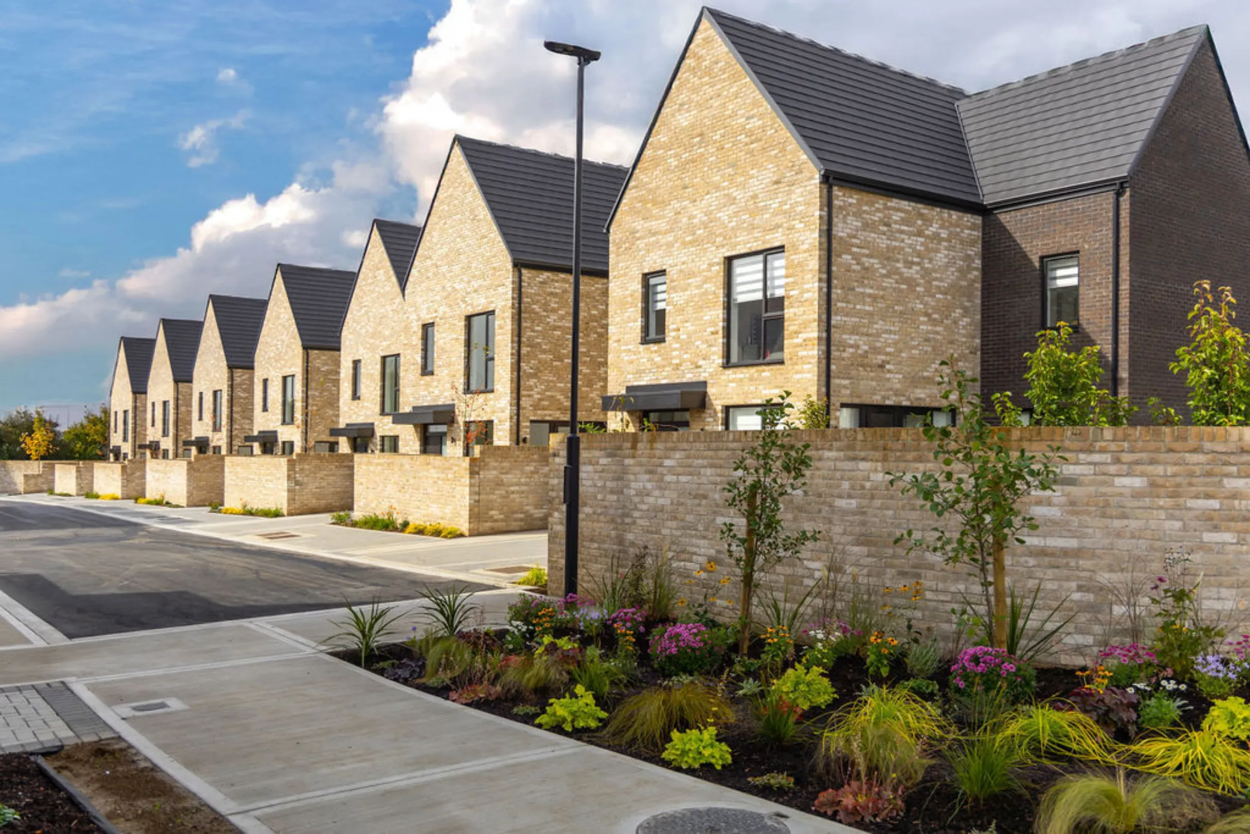 Yellow brick houses in Sand Wood, Portlaoise
