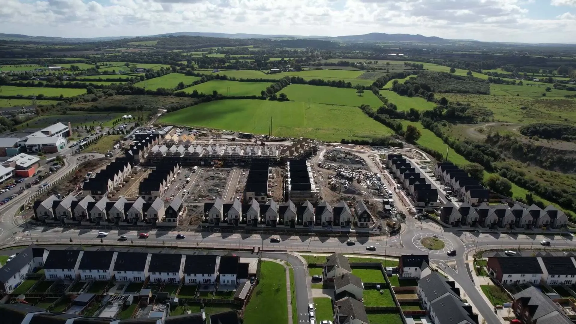 Sand Wood, Portlaoise aerial photograph