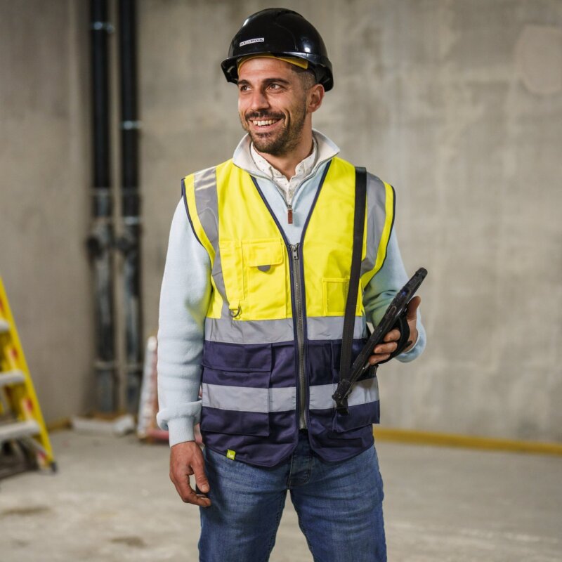 Portrait photograph of Mattia Gallasini, a Site Manager for Hollybrook