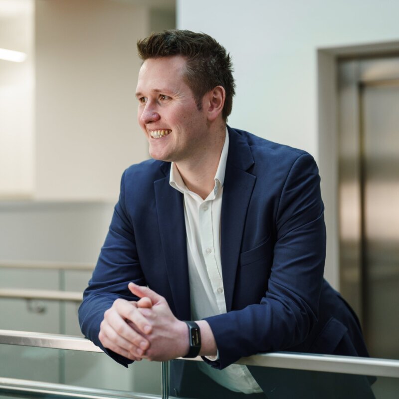 A portrait image of Charles Hearsum of Hollybrook