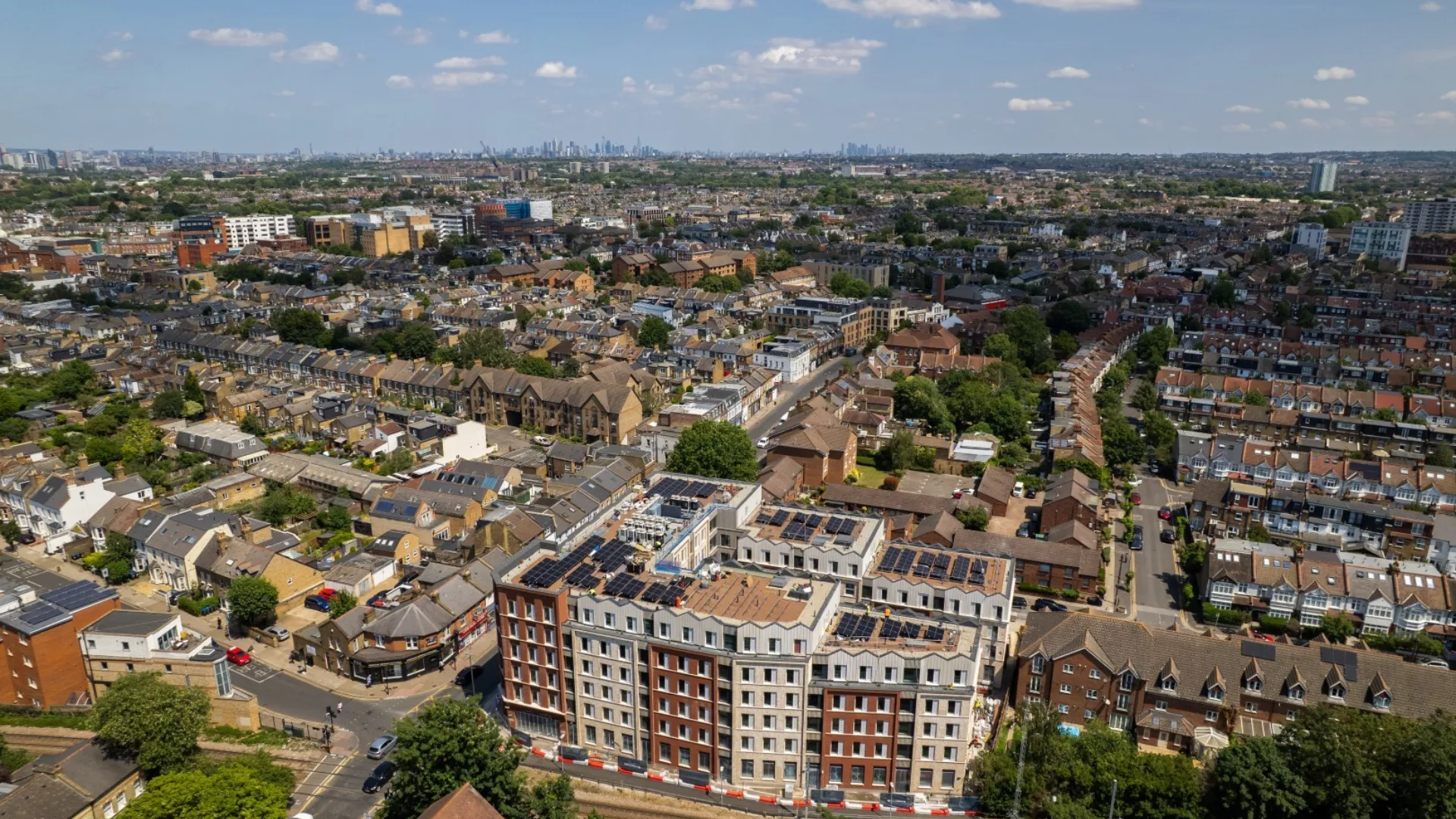 Hollybrook - Signal House, Wimbledon - June 2026 Drone Aerial Photograph