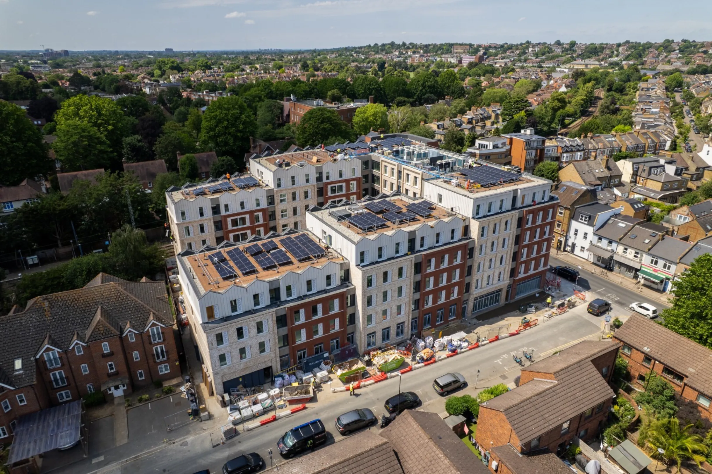 Hollybrook - Signal House, Wimbledon - June 2026 Drone Aerial Photograph