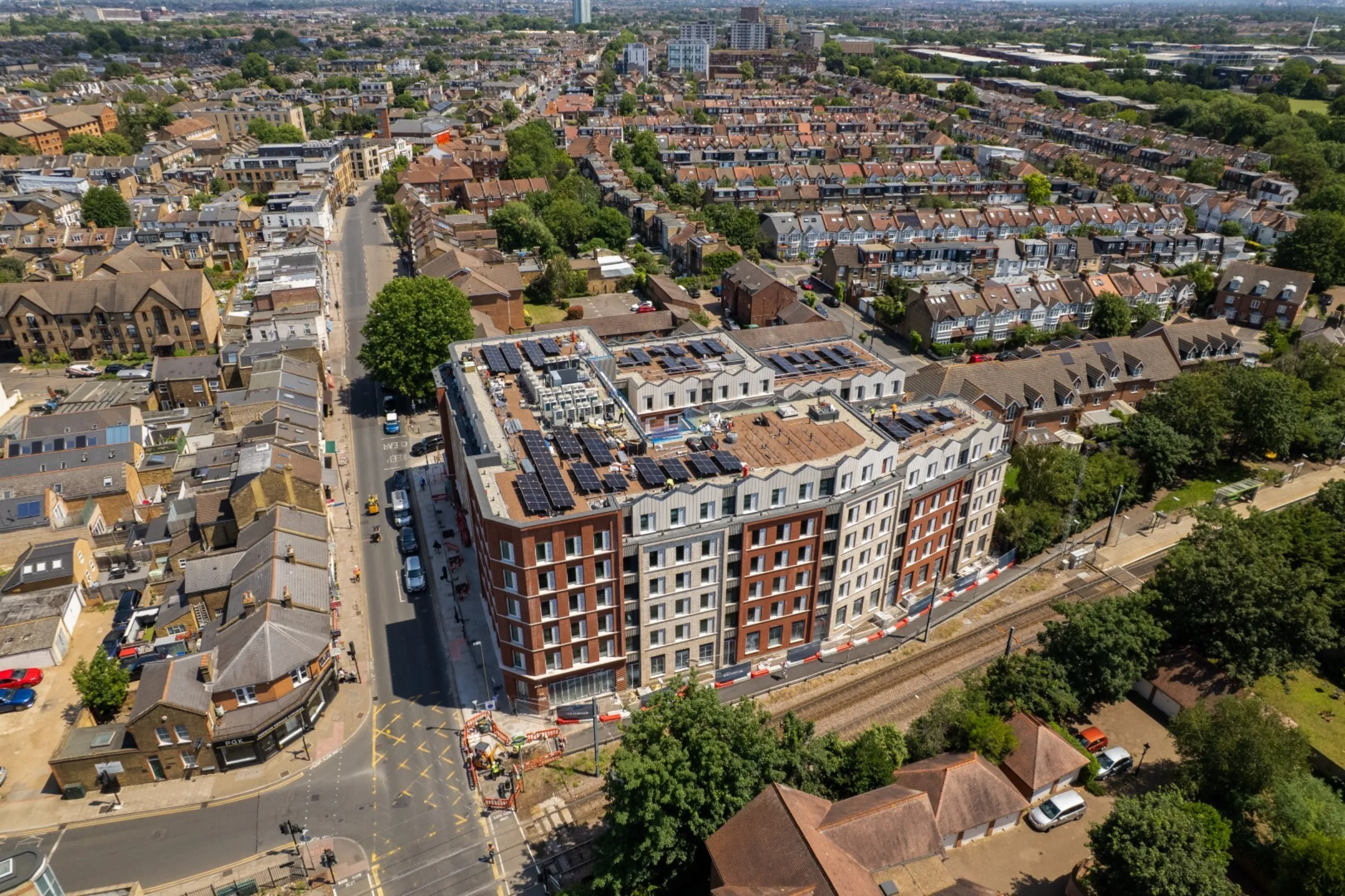 Hollybrook - Signal House, Wimbledon - June 2026 Drone Aerial Photograph