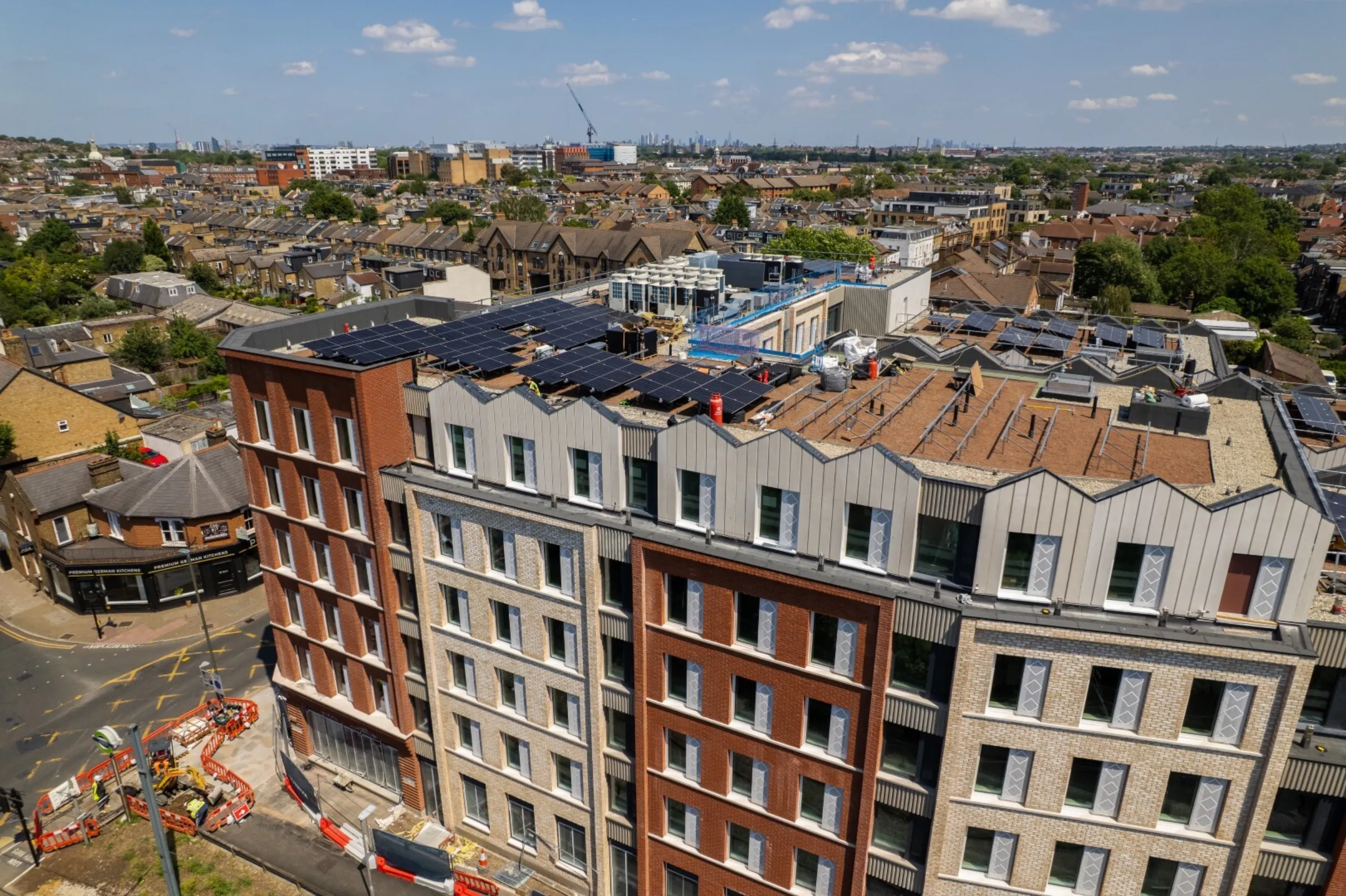 Hollybrook - Signal House, Wimbledon - June 2026 Drone Aerial Photograph
