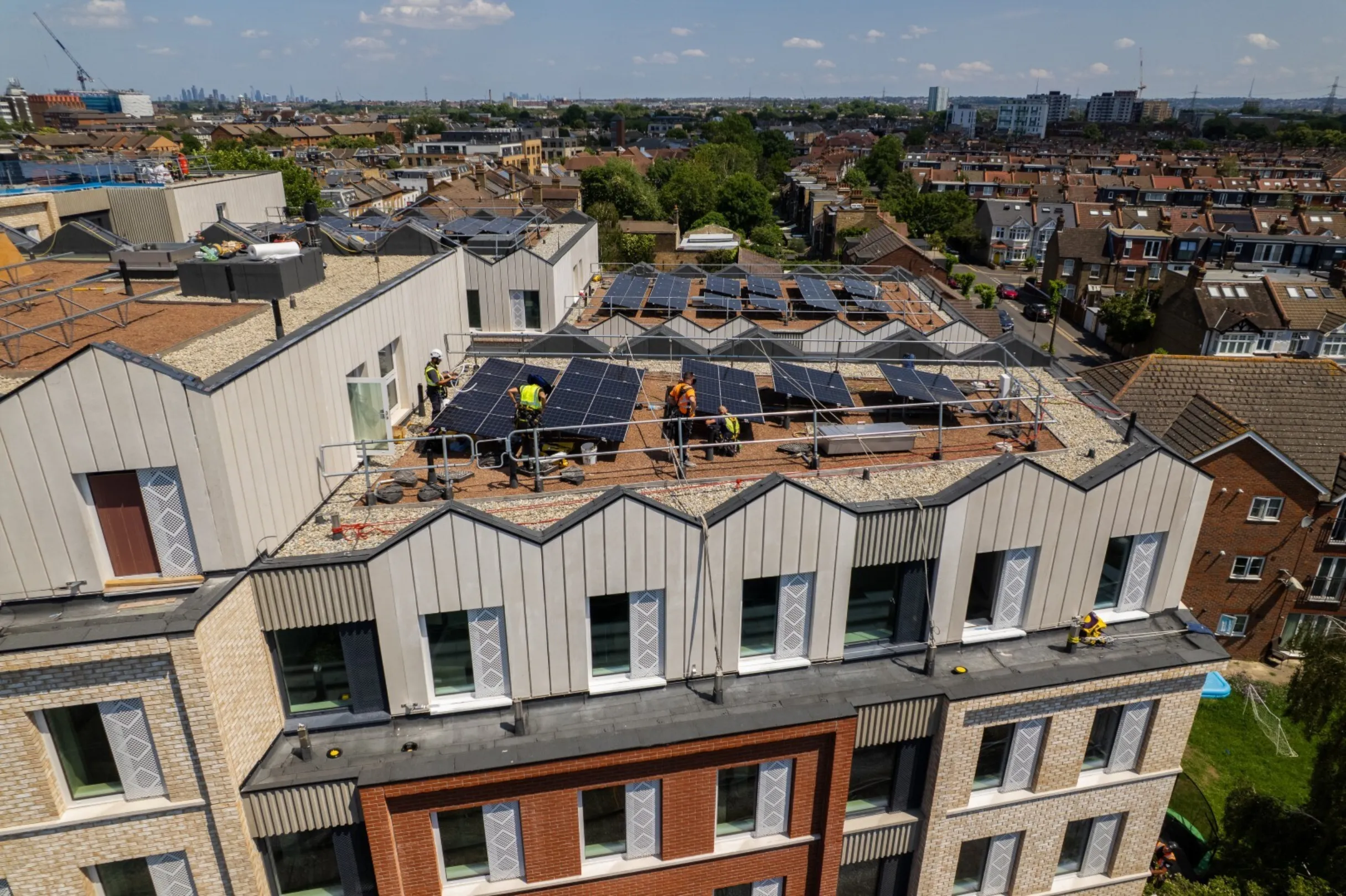 Hollybrook - Signal House, Wimbledon - June 2026 Drone Aerial Photograph
