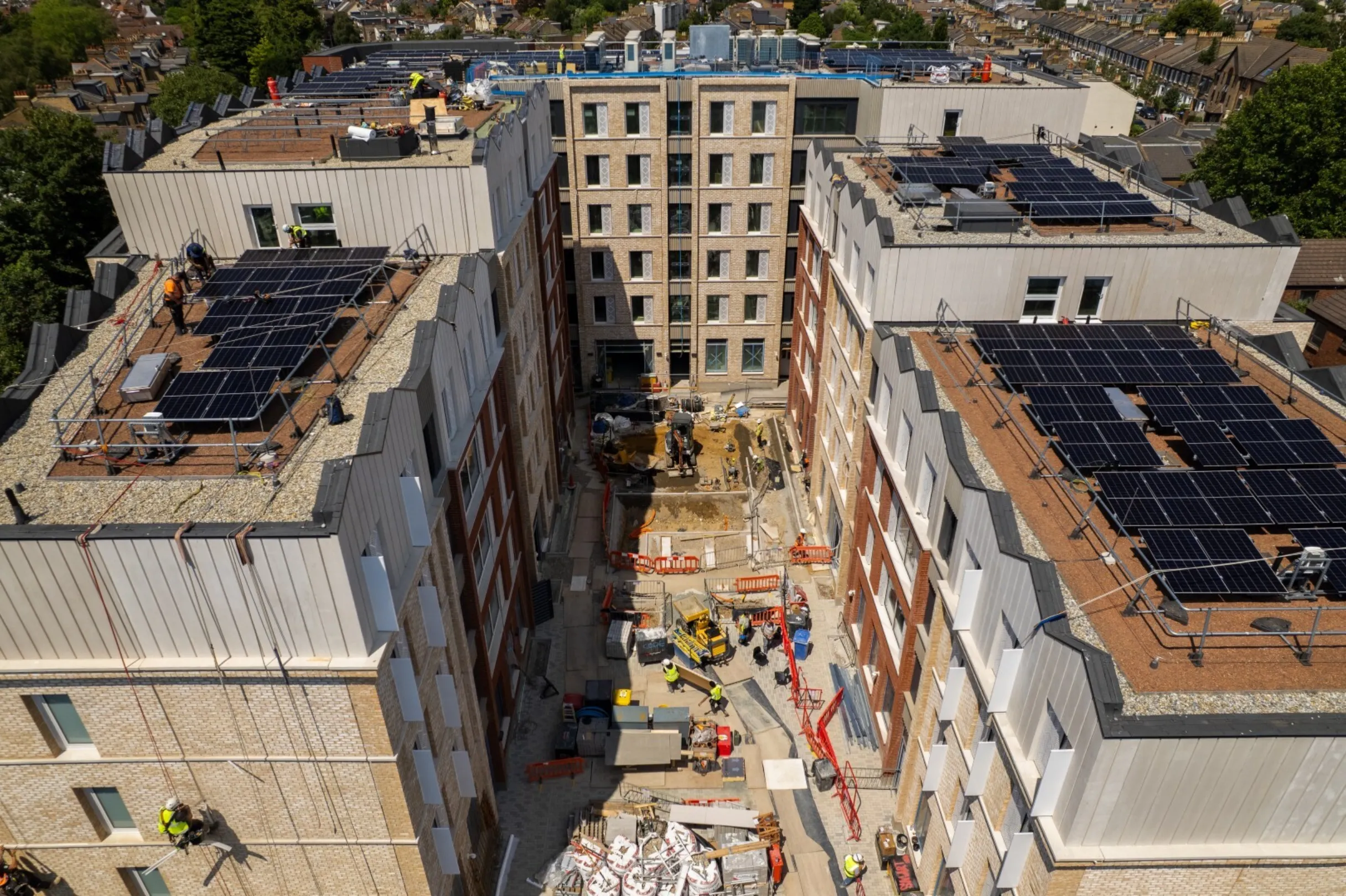 Hollybrook - Signal House, Wimbledon - June 2026 Drone Aerial Photograph