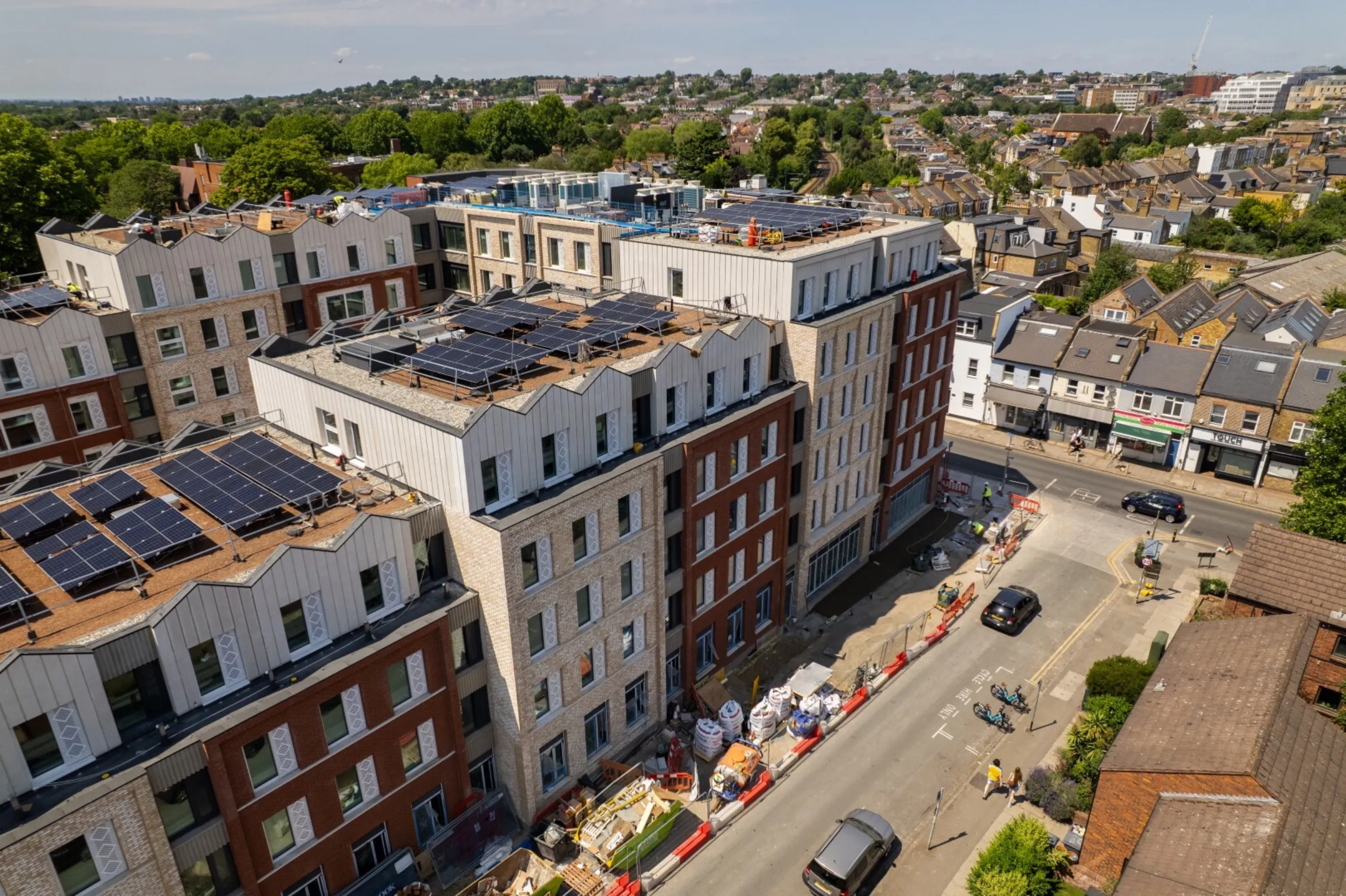Hollybrook - Signal House, Wimbledon - June 2026 Drone Aerial Photograph