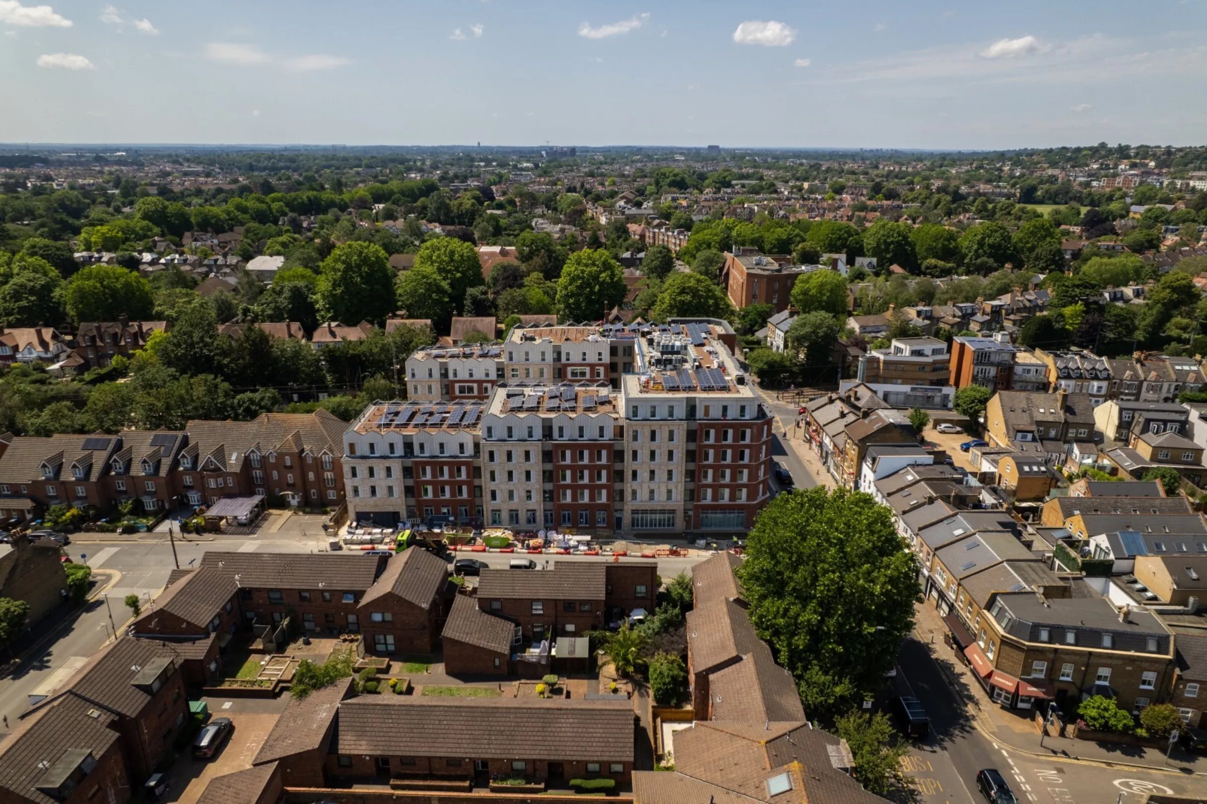 Hollybrook - Signal House, Wimbledon - June 2026 Drone Aerial Photograph