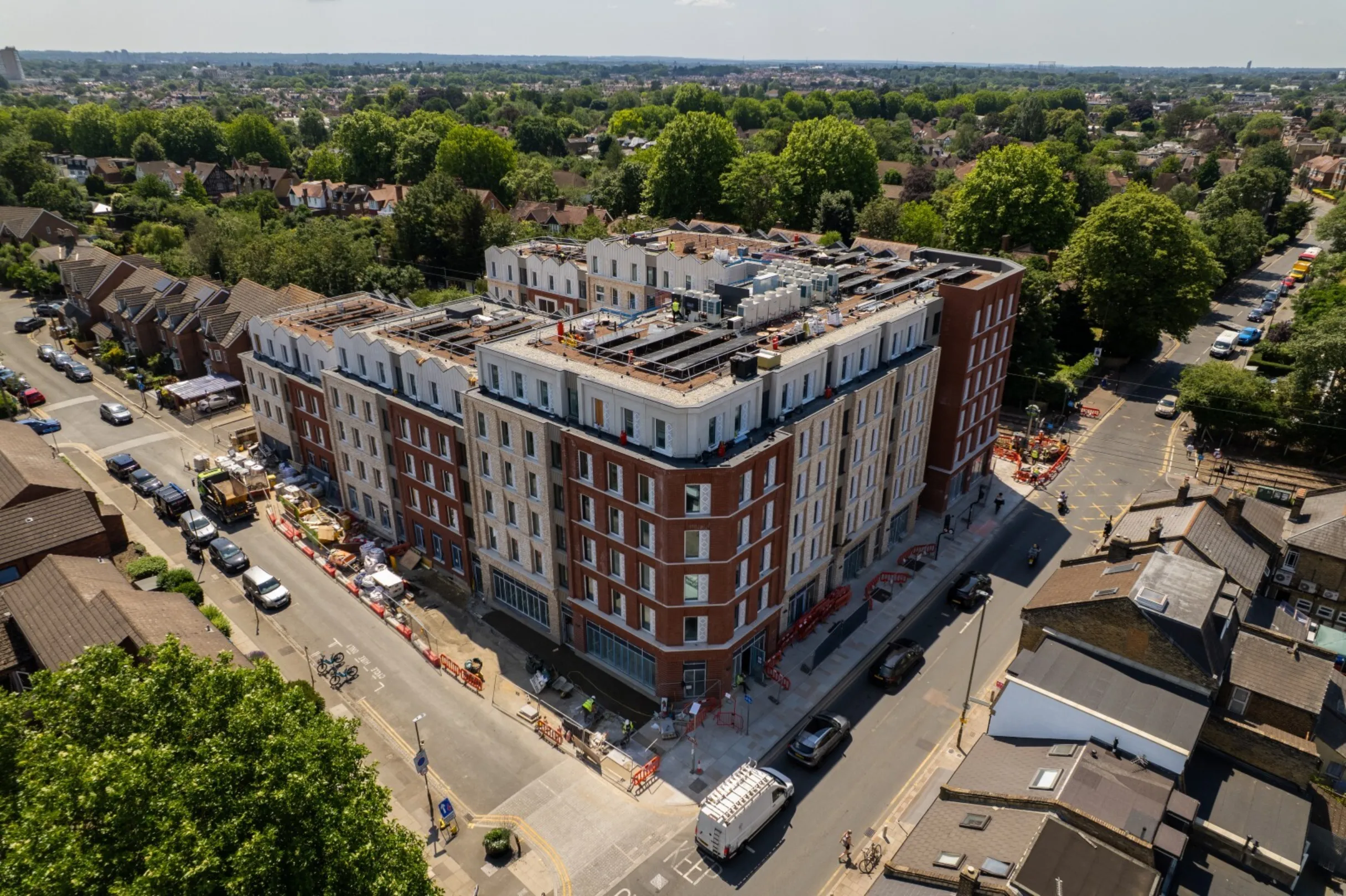 Hollybrook - Signal House, Wimbledon - June 2026 Drone Aerial Photograph