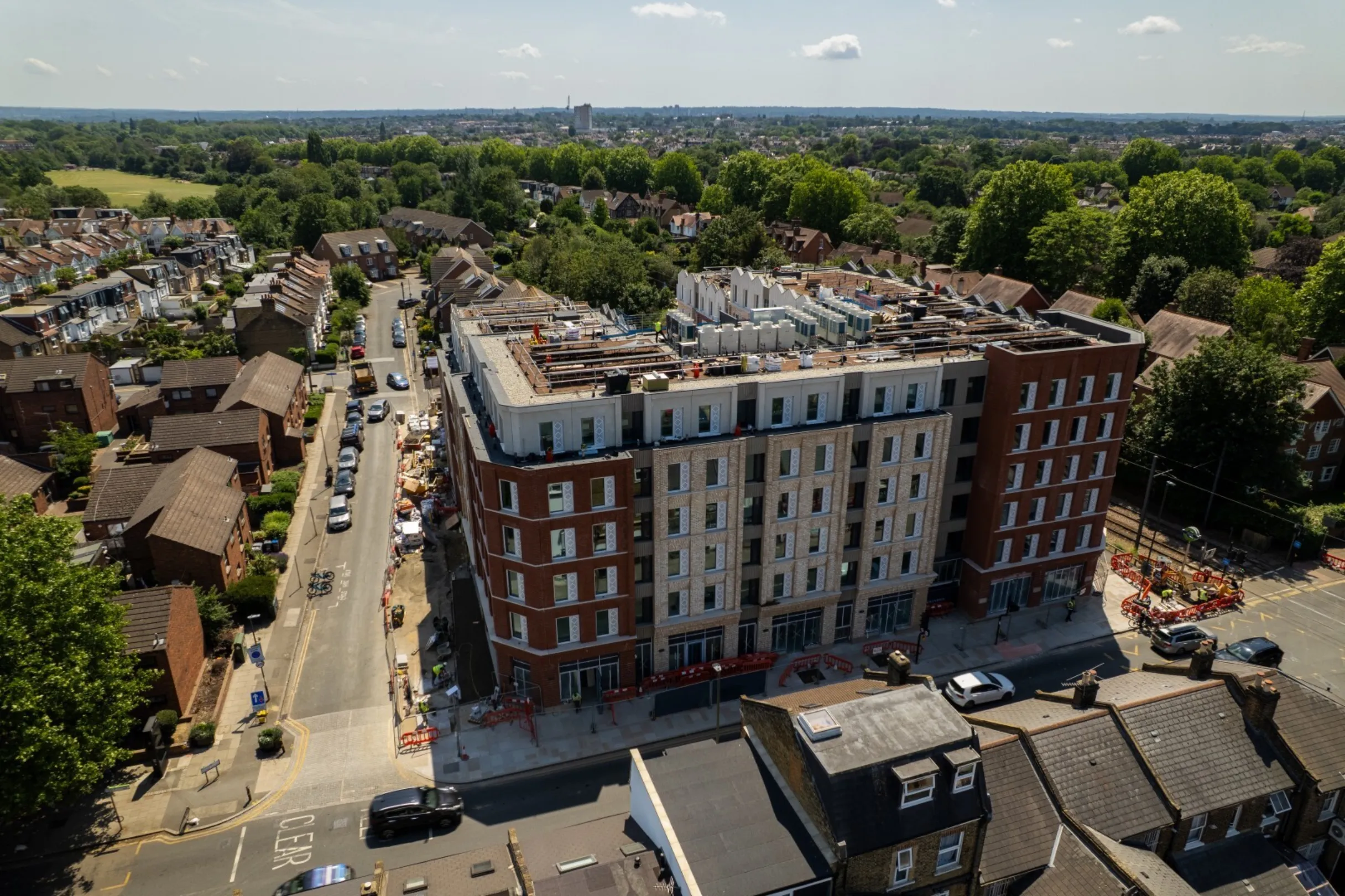 Hollybrook - Signal House, Wimbledon - June 2026 Drone Aerial Photograph