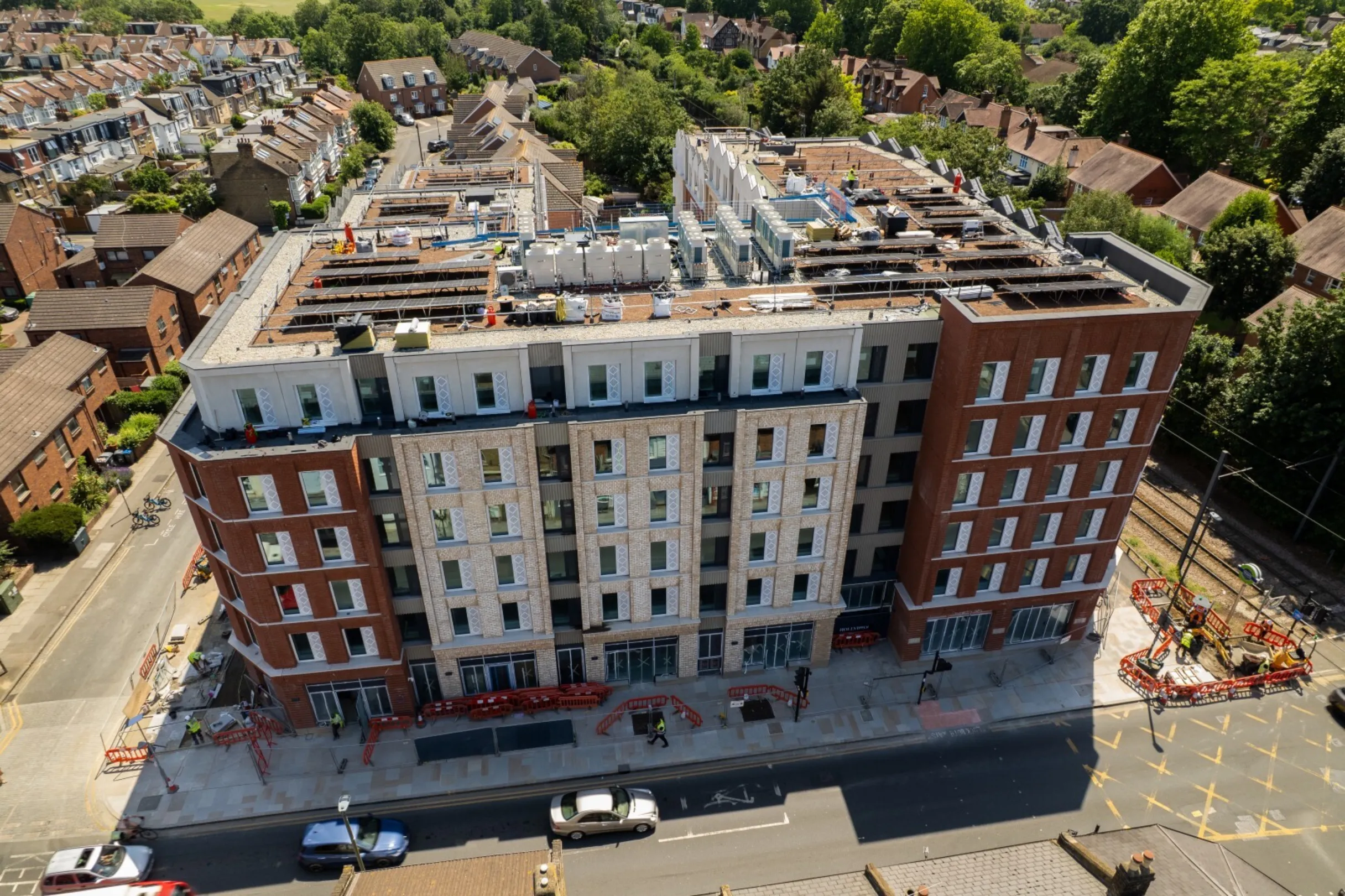 Hollybrook - Signal House, Wimbledon - June 2026 Drone Aerial Photograph