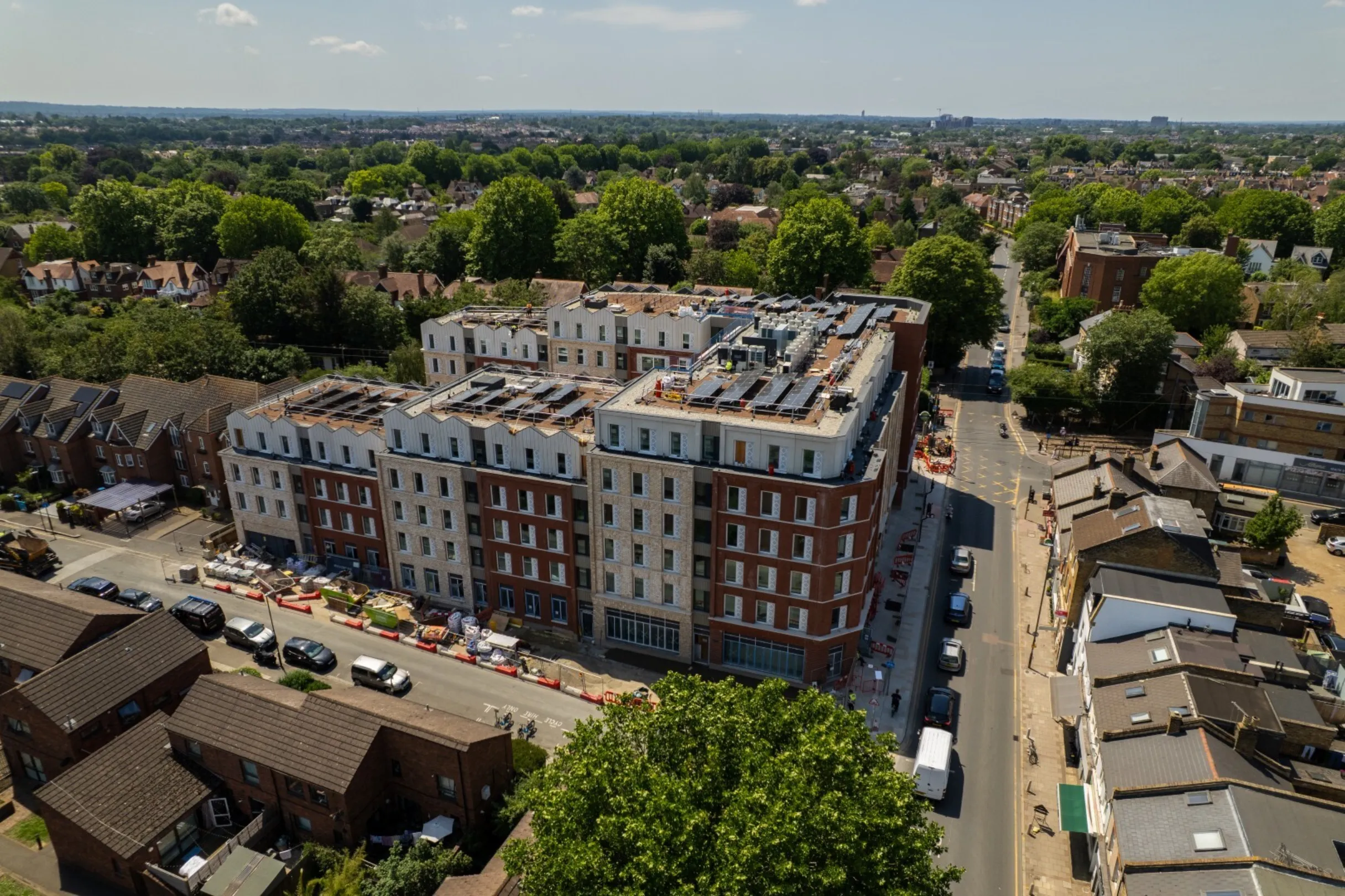 Hollybrook - Signal House, Wimbledon - June 2026 Drone Aerial Photograph