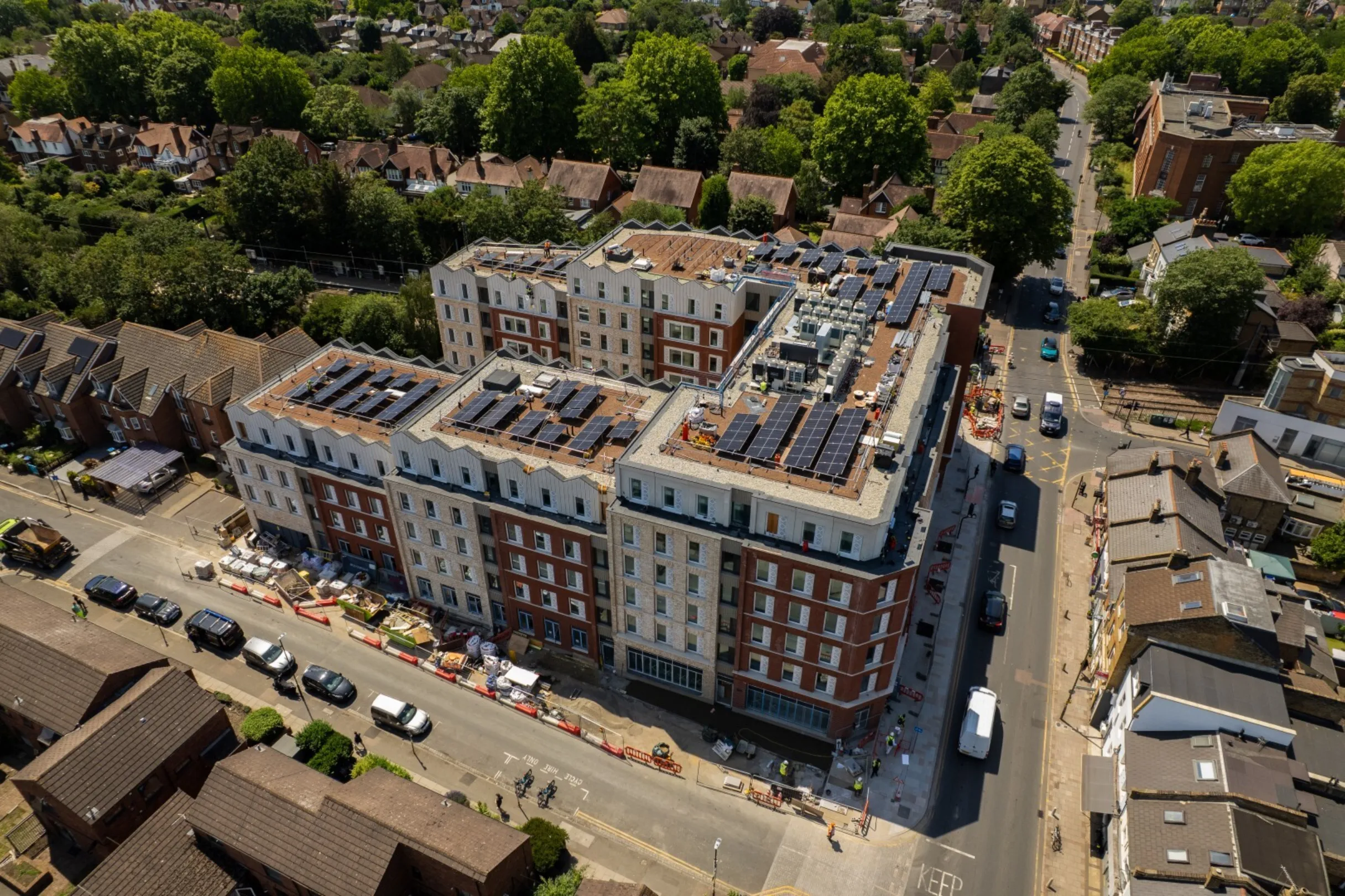 Hollybrook - Signal House, Wimbledon - June 2026 Drone Aerial Photograph