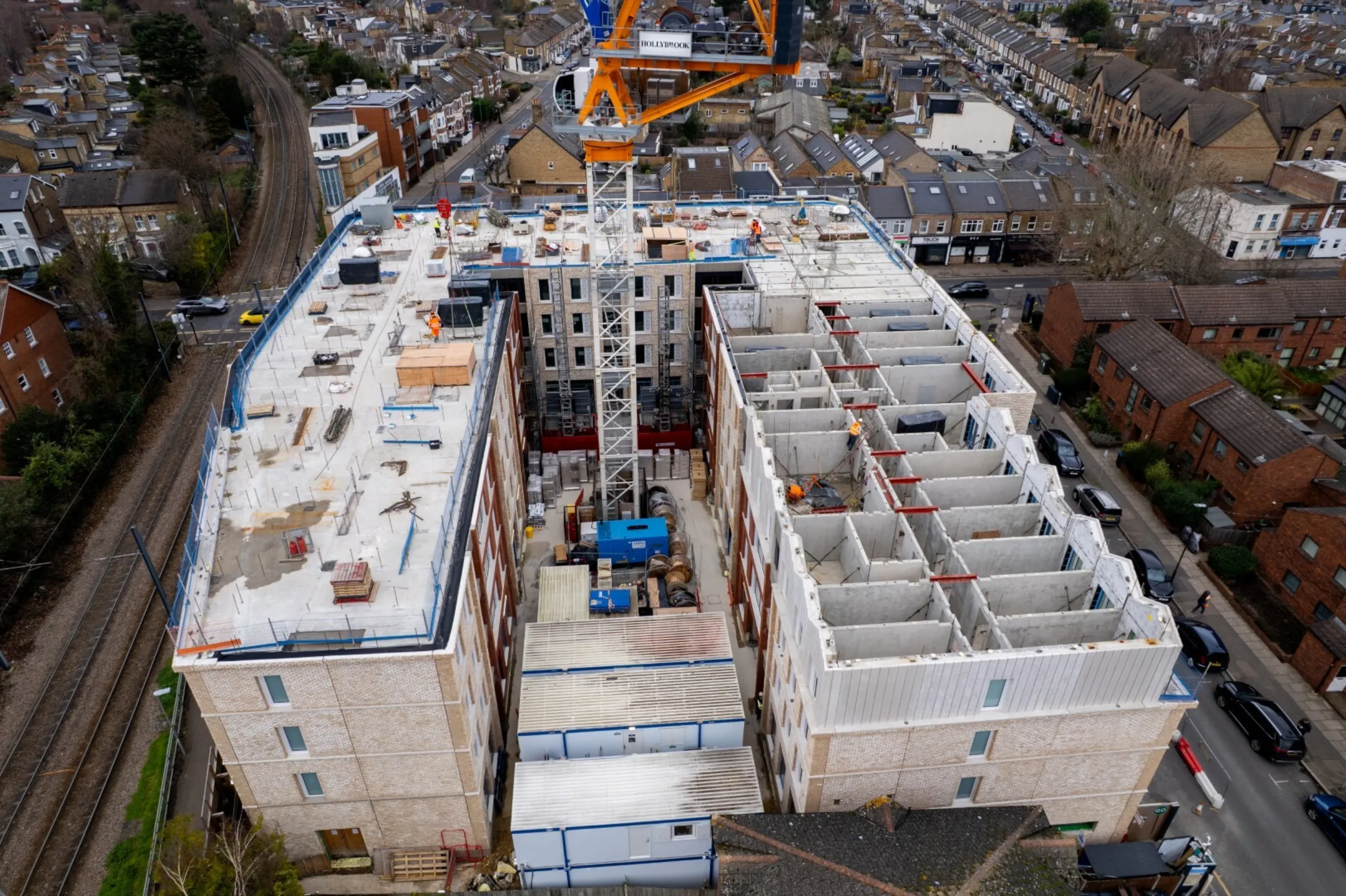 Drone footage of Signal House, Wimbledon - December 2025