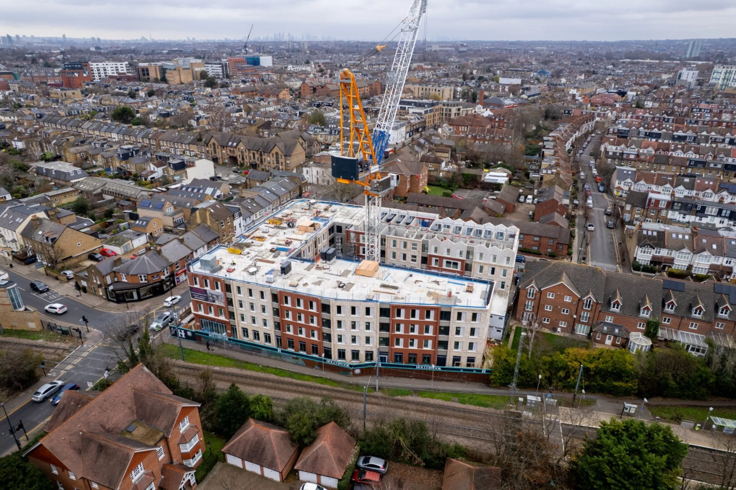 Drone footage of Signal House, Wimbledon - December 2025