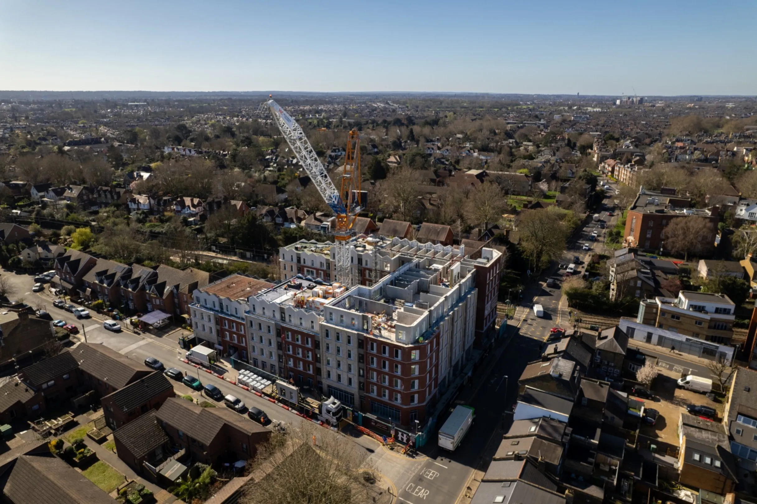 Hollybrook Signal House March 2026 - Drone Footage Aerial Image