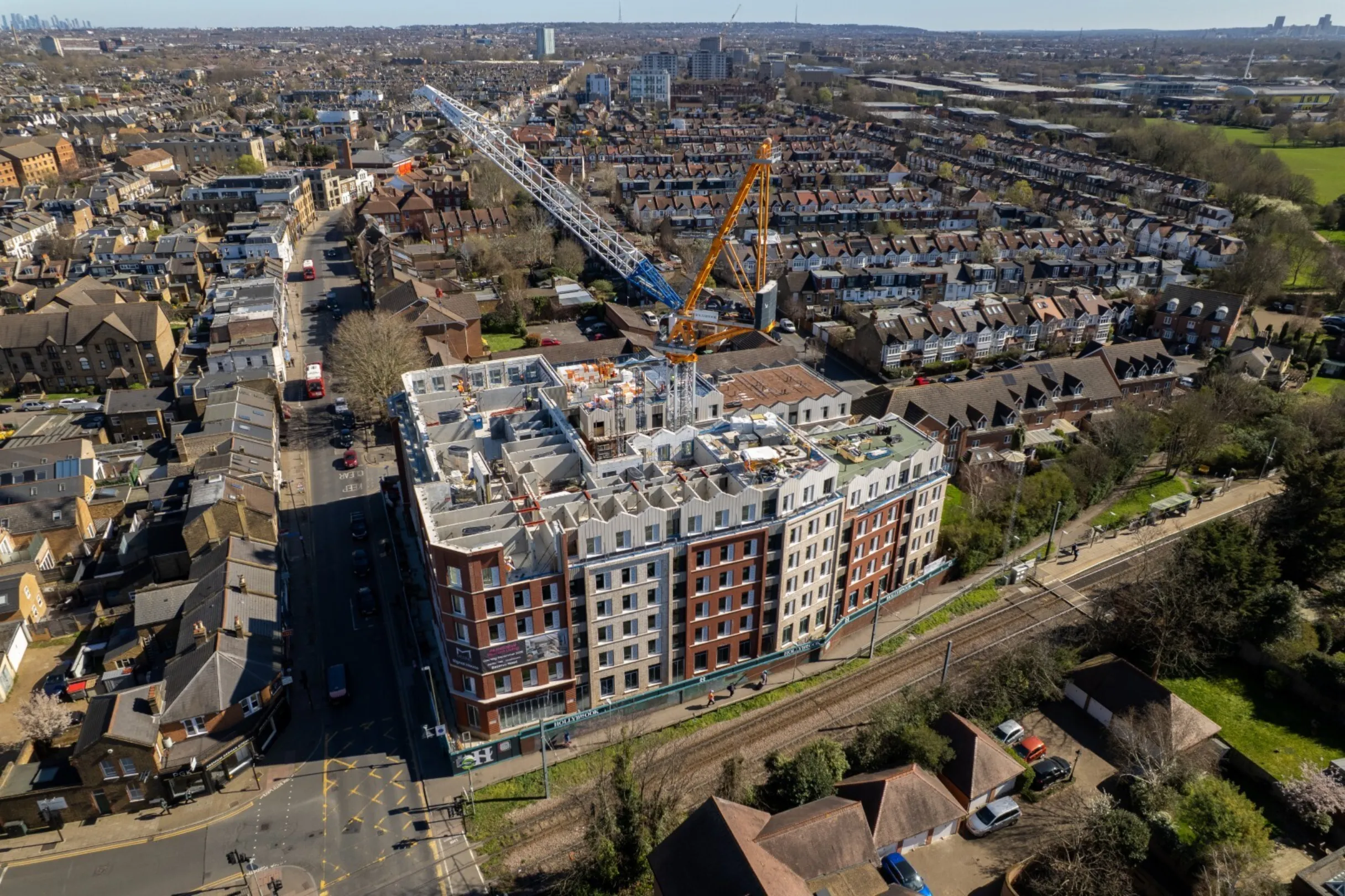 Hollybrook Signal House March 2026 - Drone Footage Aerial Image
