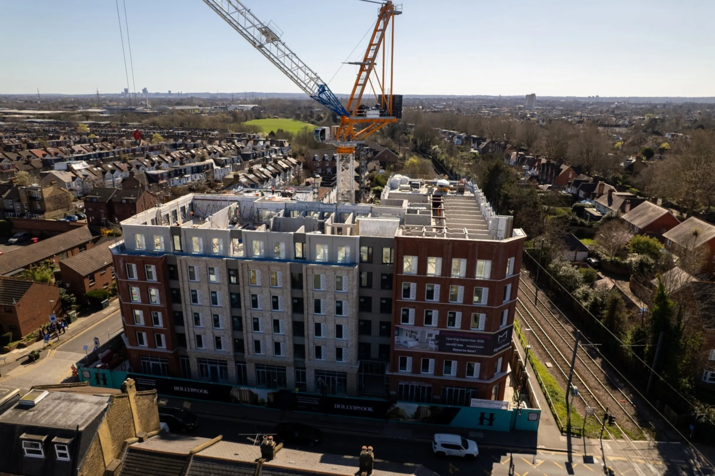 Hollybrook Signal House March 2026 - Drone Footage Aerial Image