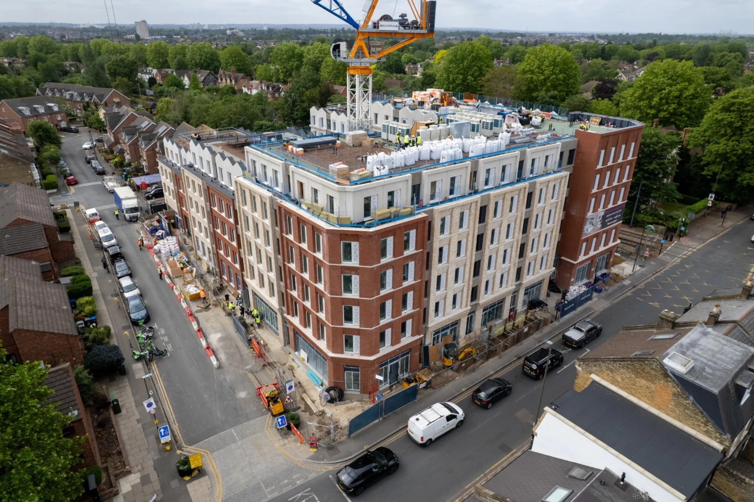 Hollybrook - Signal House, Wimbledon - May 2026 Drone Aerial Photograph
