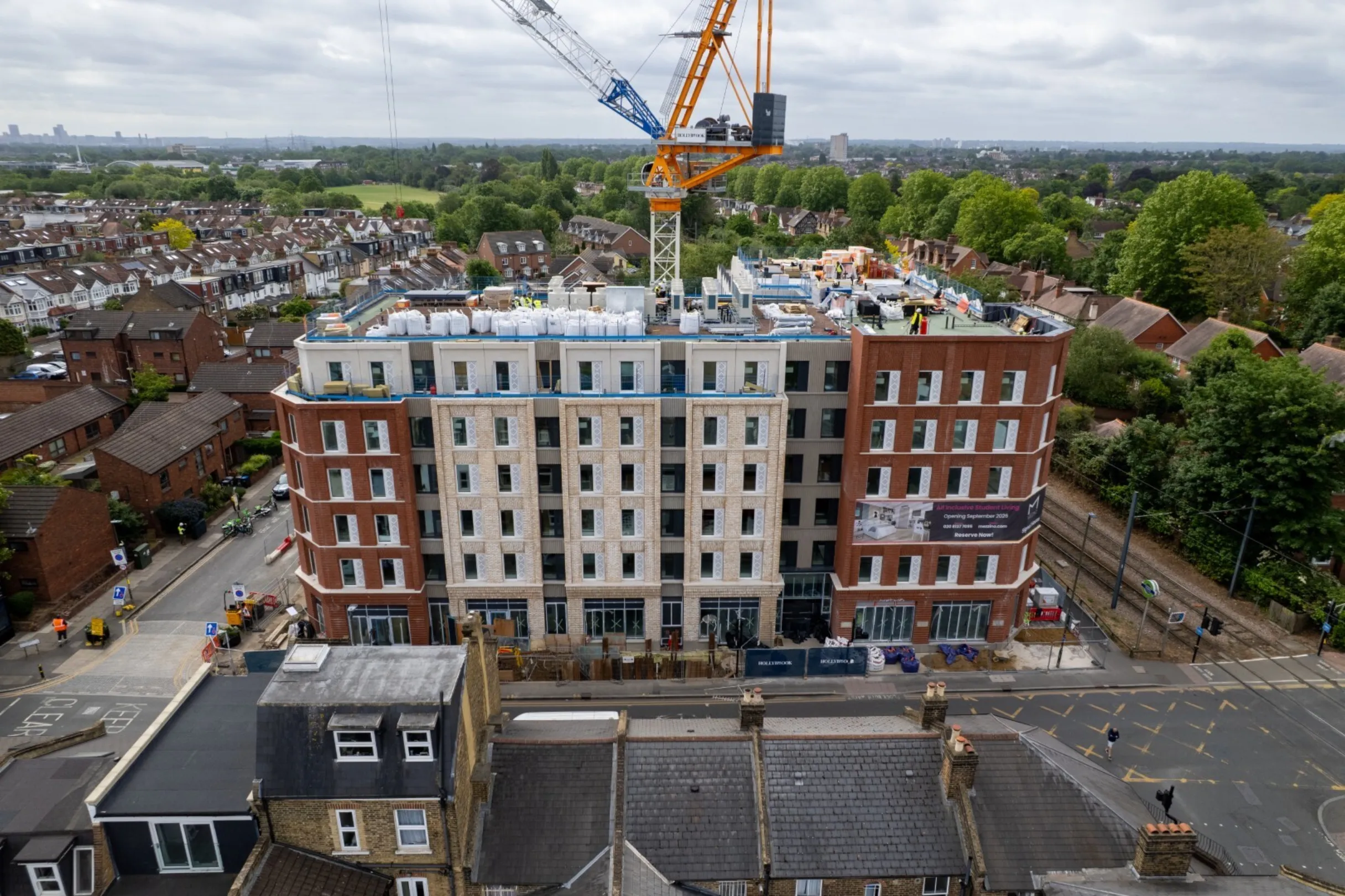 Hollybrook - Signal House, Wimbledon - May 2026 Drone Aerial Photograph