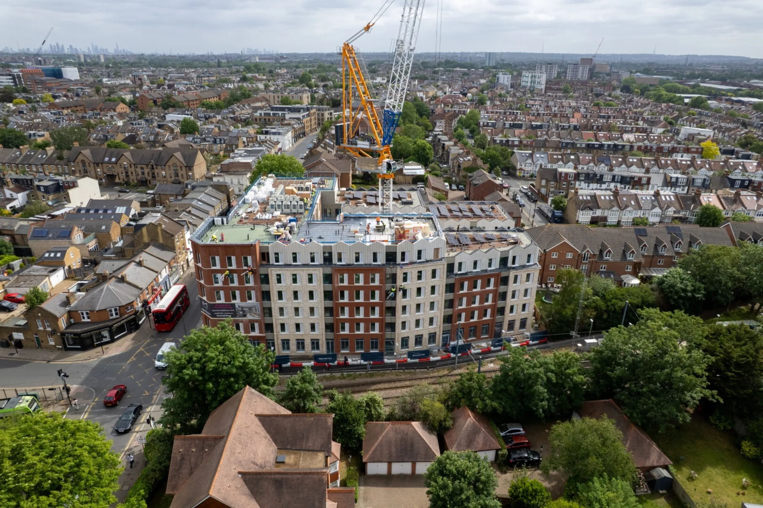 Hollybrook - Signal House, Wimbledon - May 2026 Drone Aerial Photograph