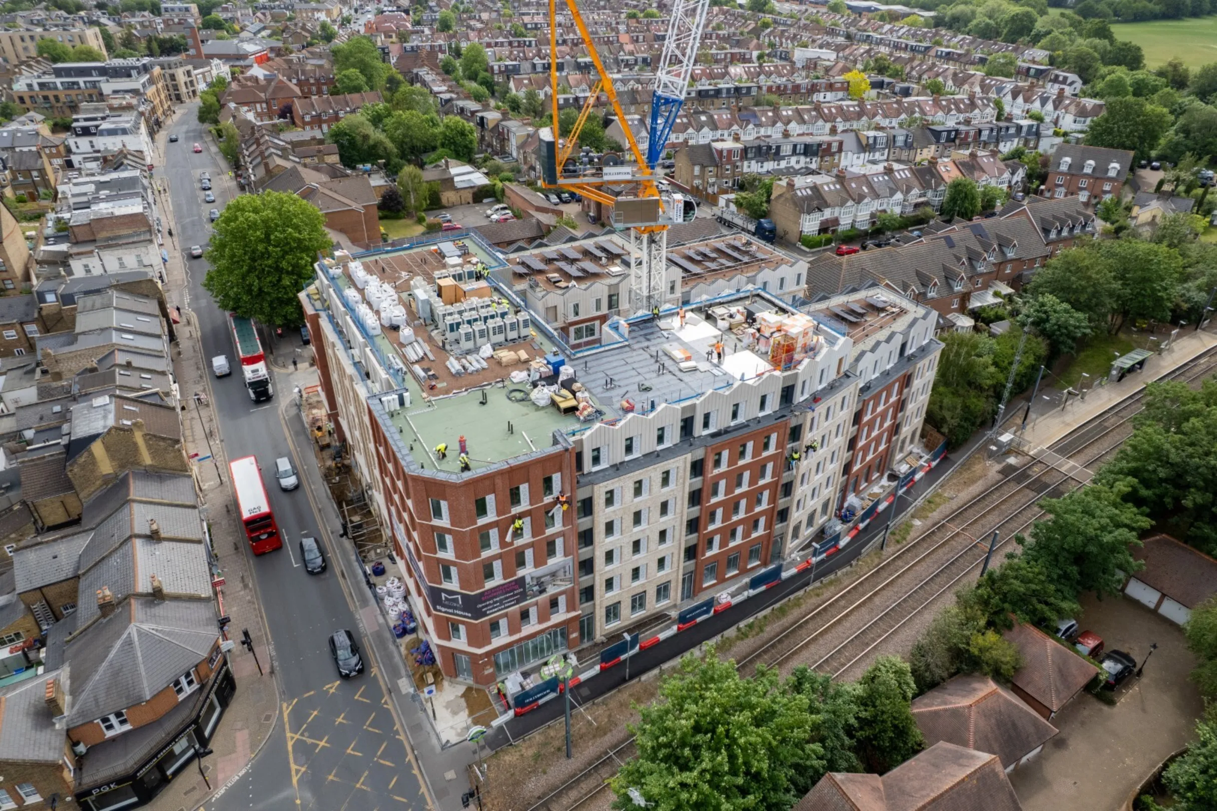 Hollybrook - Signal House, Wimbledon - May 2026 Drone Aerial Photograph