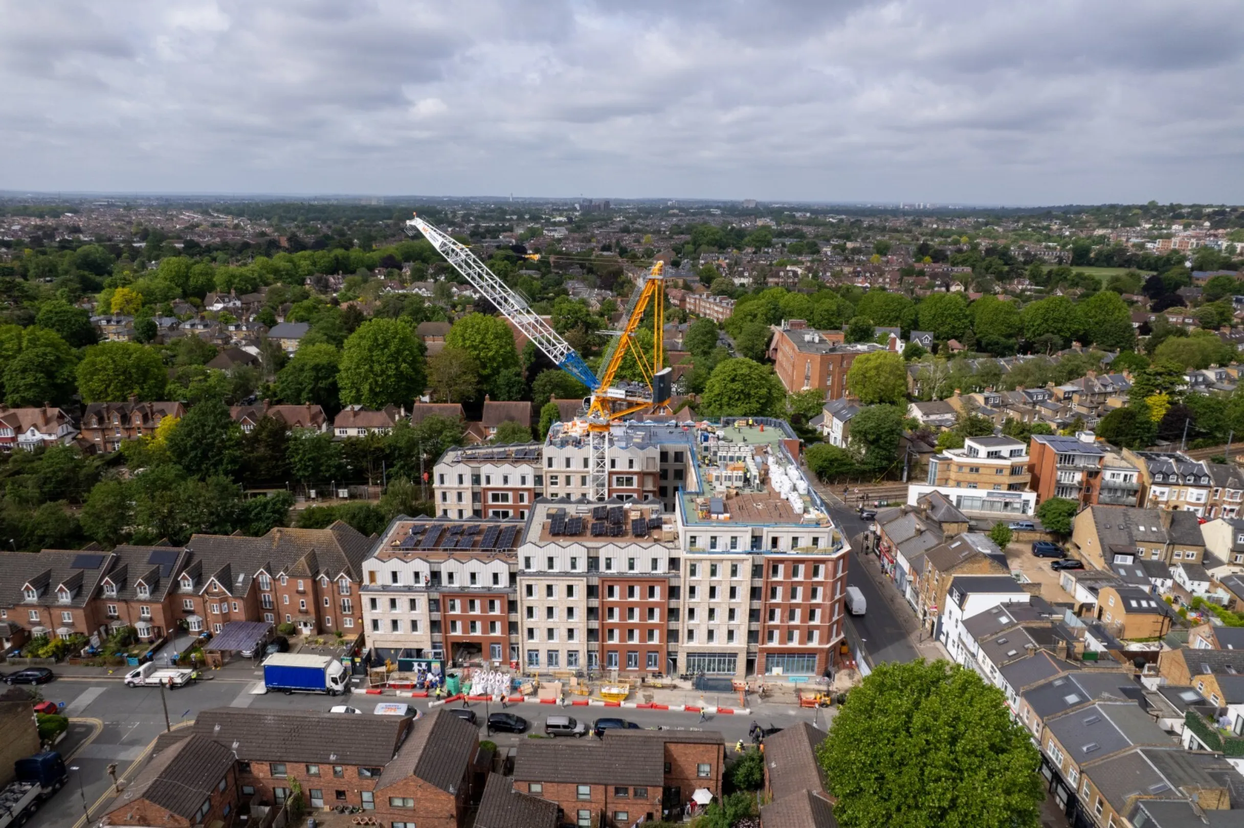 Hollybrook - Signal House, Wimbledon - May 2026 Drone Aerial Photograph