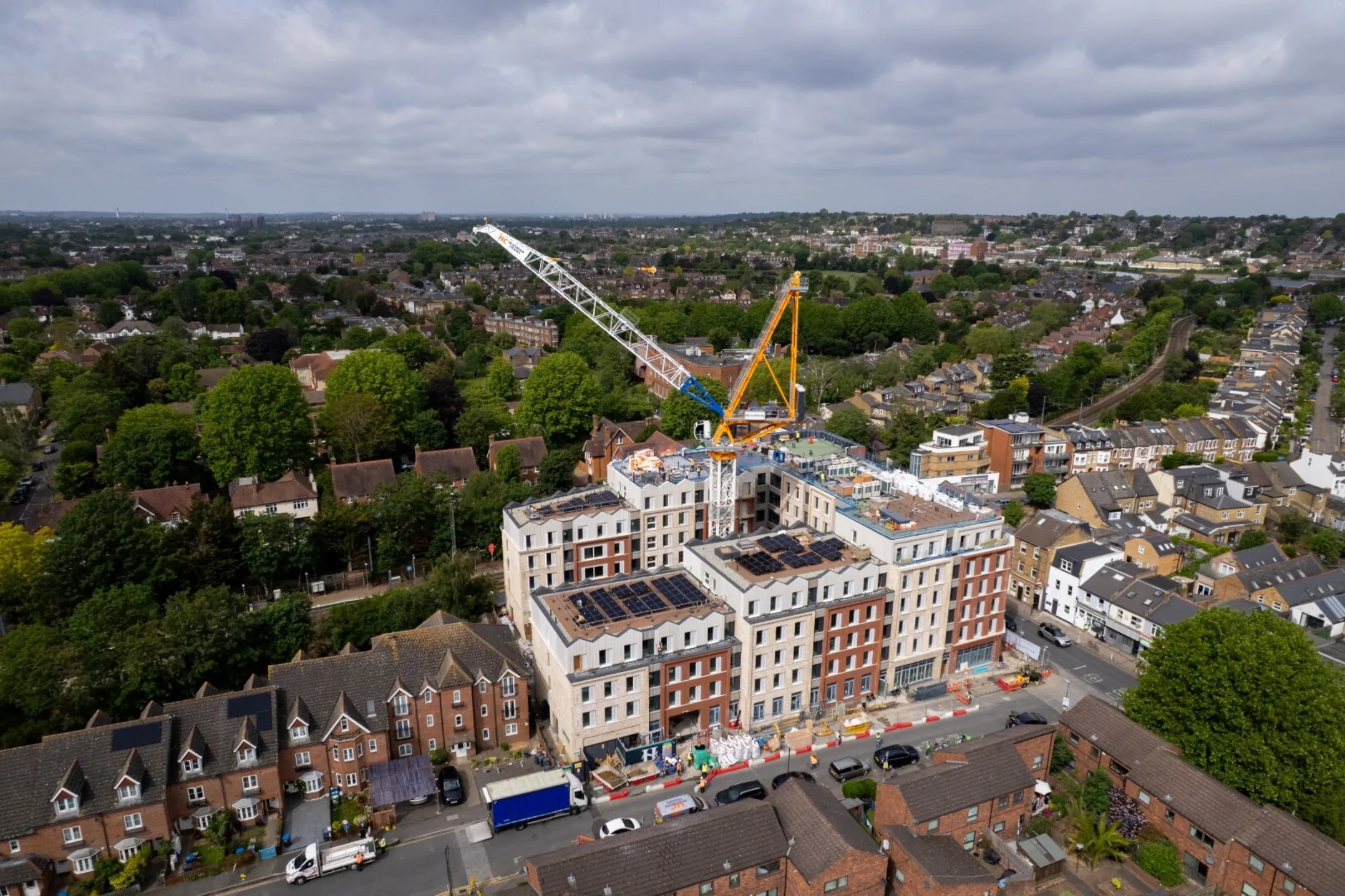 Hollybrook - Signal House, Wimbledon - May 2026 Drone Aerial Photograph