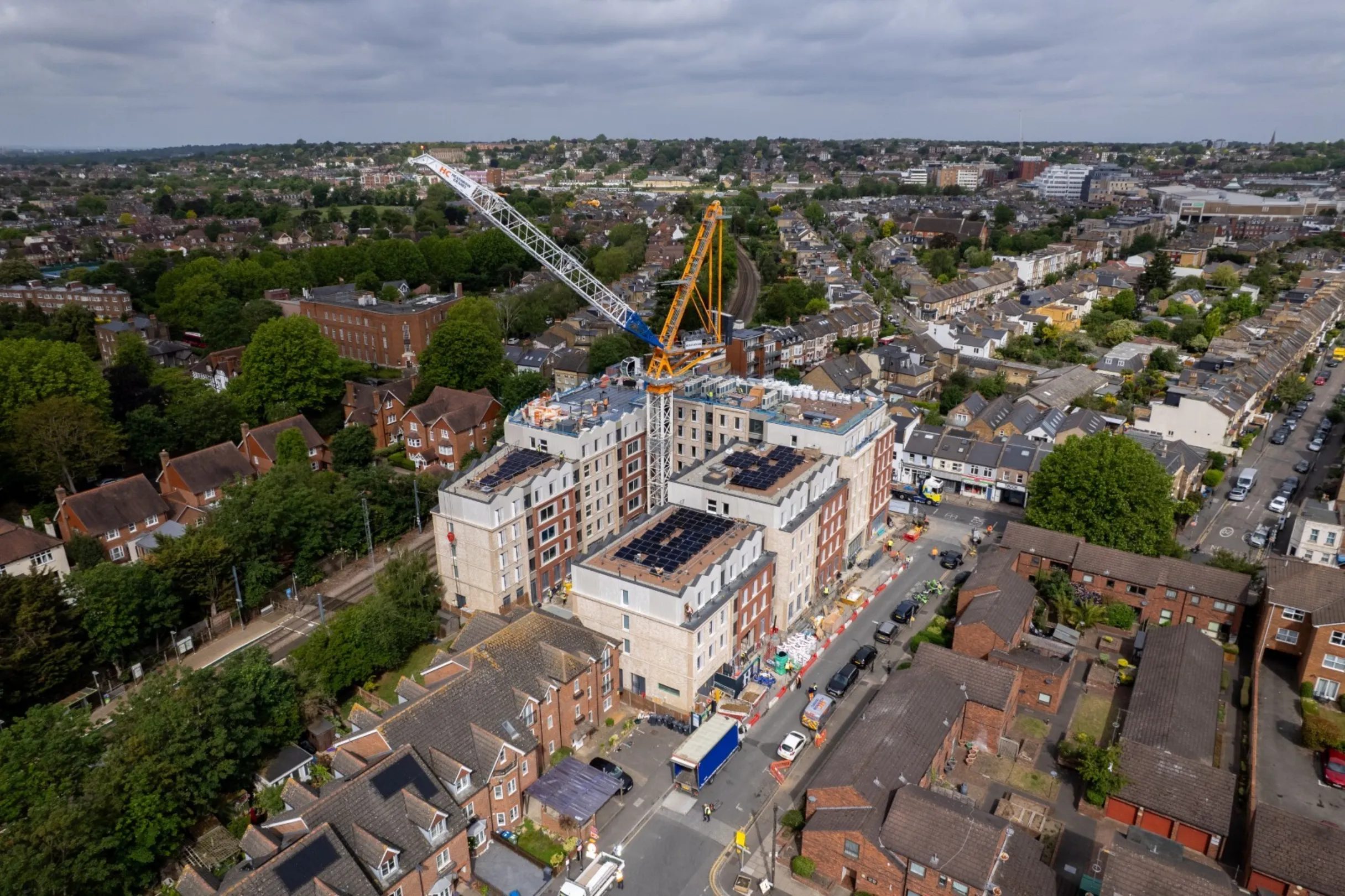 Hollybrook - Signal House, Wimbledon - May 2026 Drone Aerial Photograph