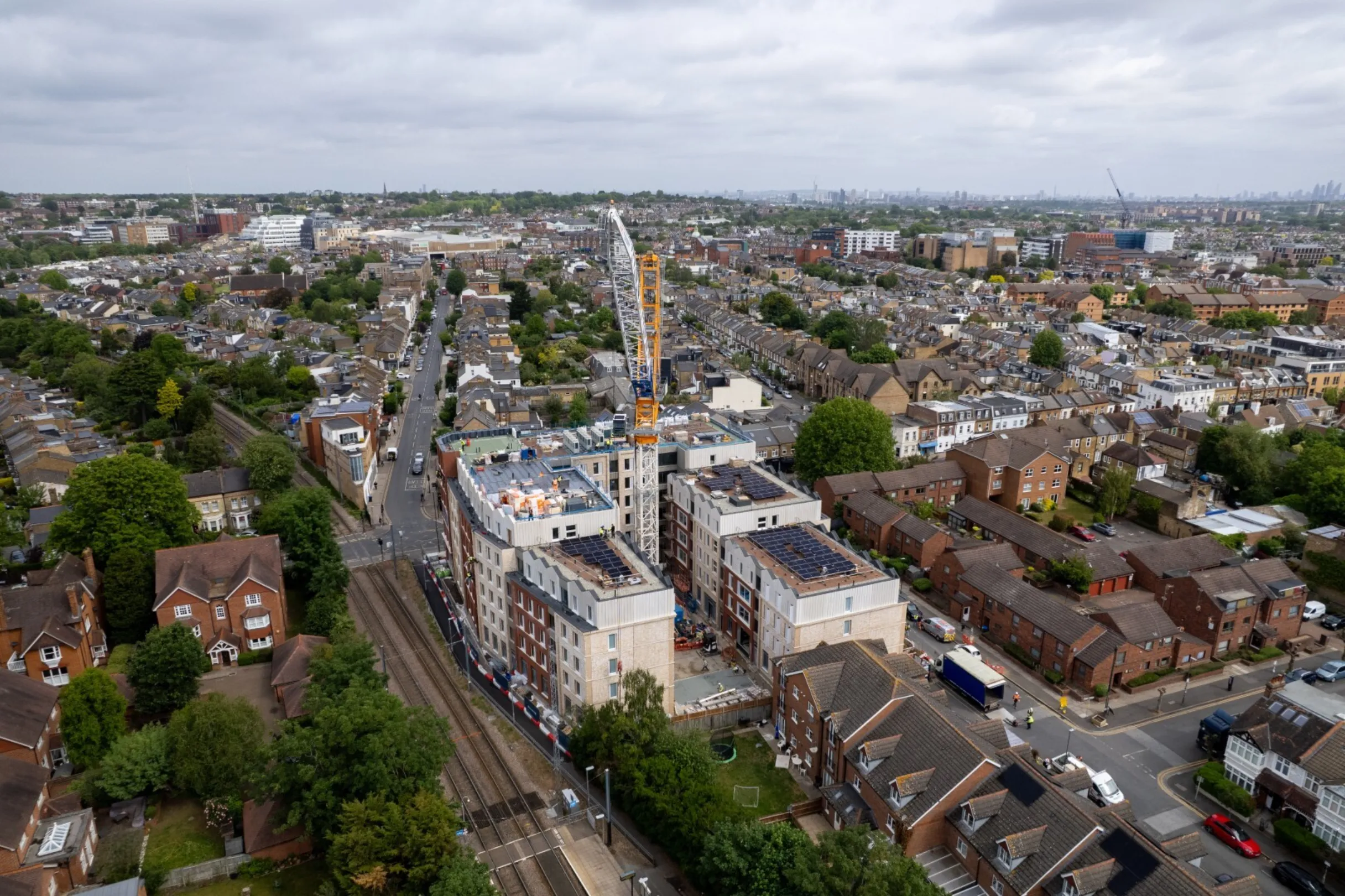 Hollybrook - Signal House, Wimbledon - May 2026 Drone Aerial Photograph