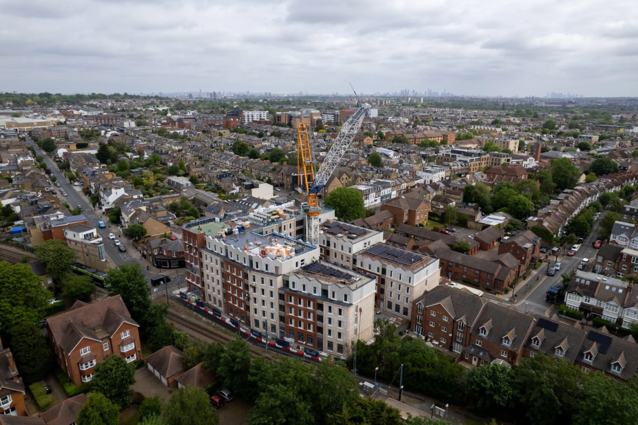 Hollybrook - Signal House, Wimbledon - May 2026 Drone Aerial Photograph